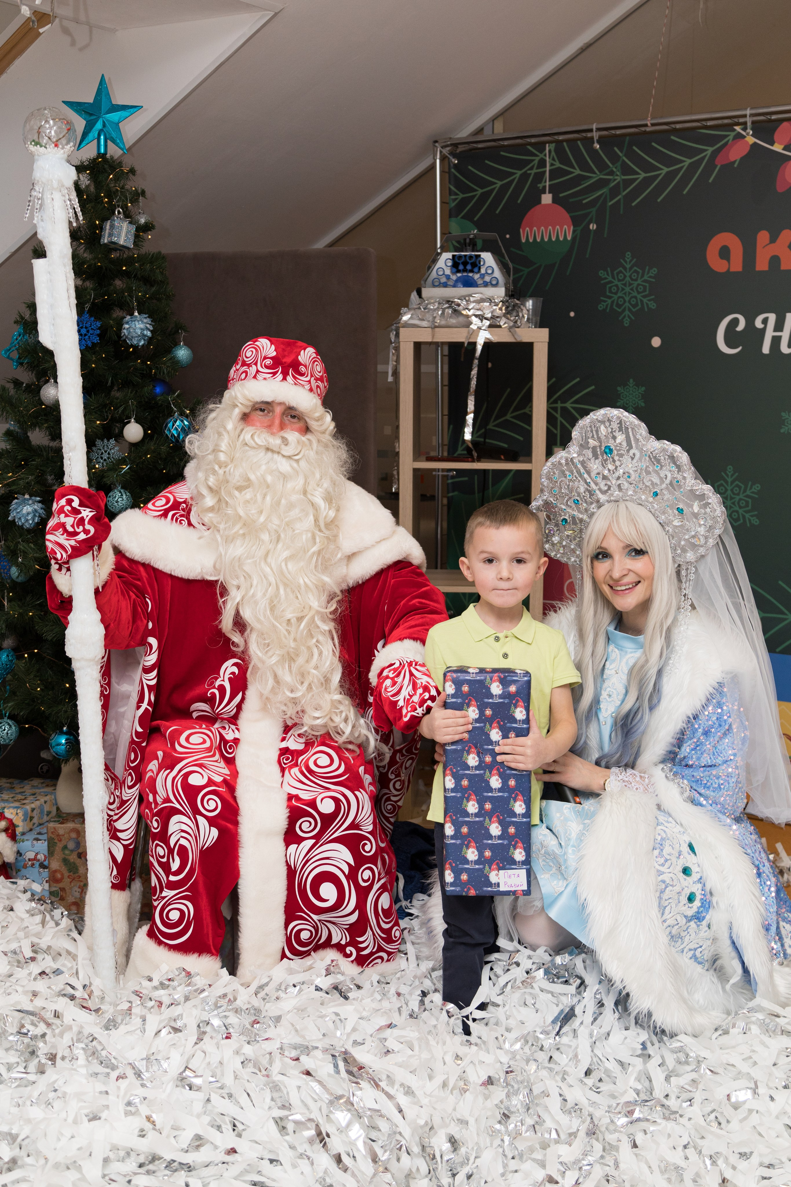 Фото детского новогоднего праздника. Детский и контент фотограф Надя Волкова Санкт-Петербург