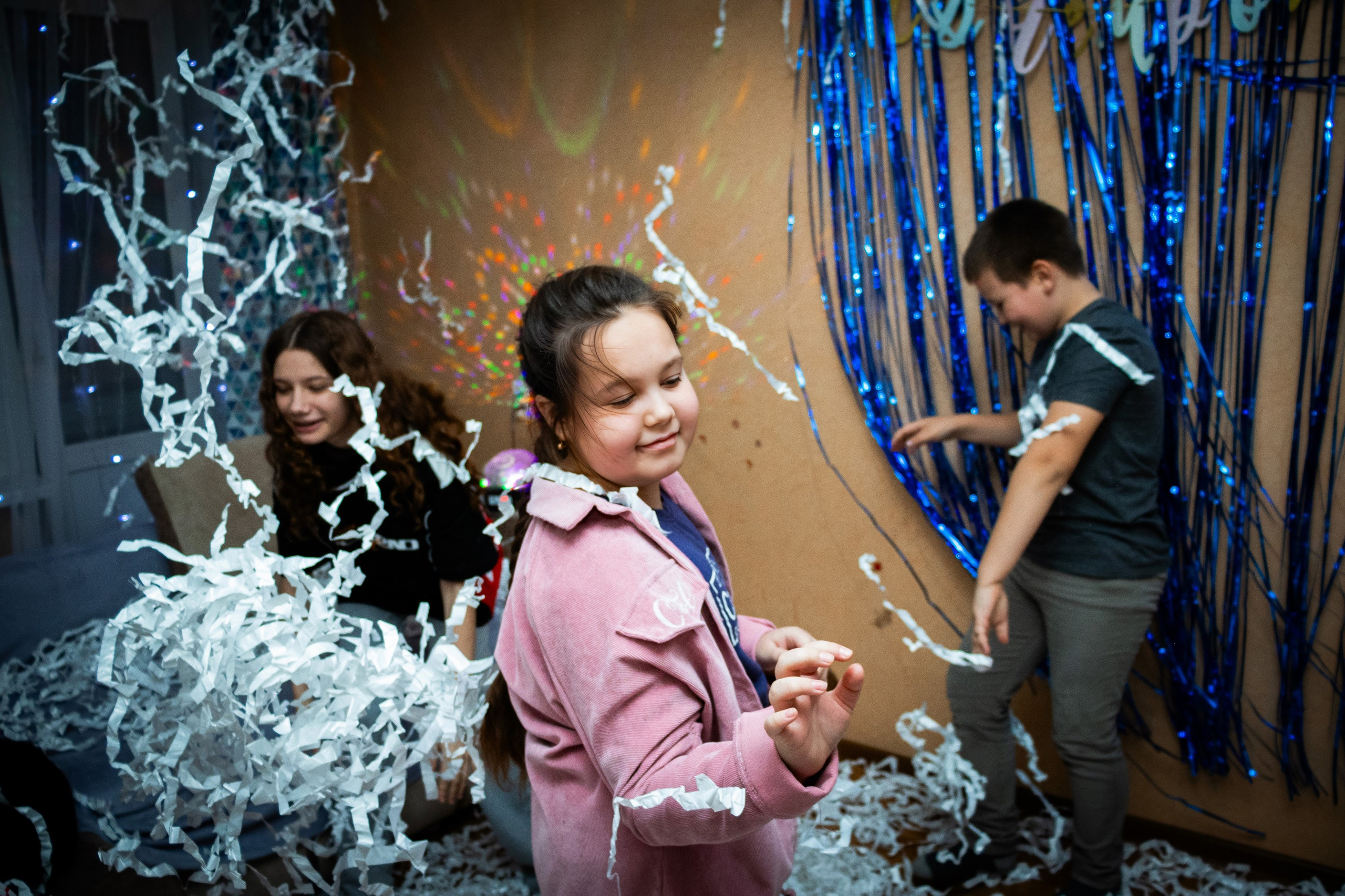 Семейная фотосессия на детский день рождения в городе Томск