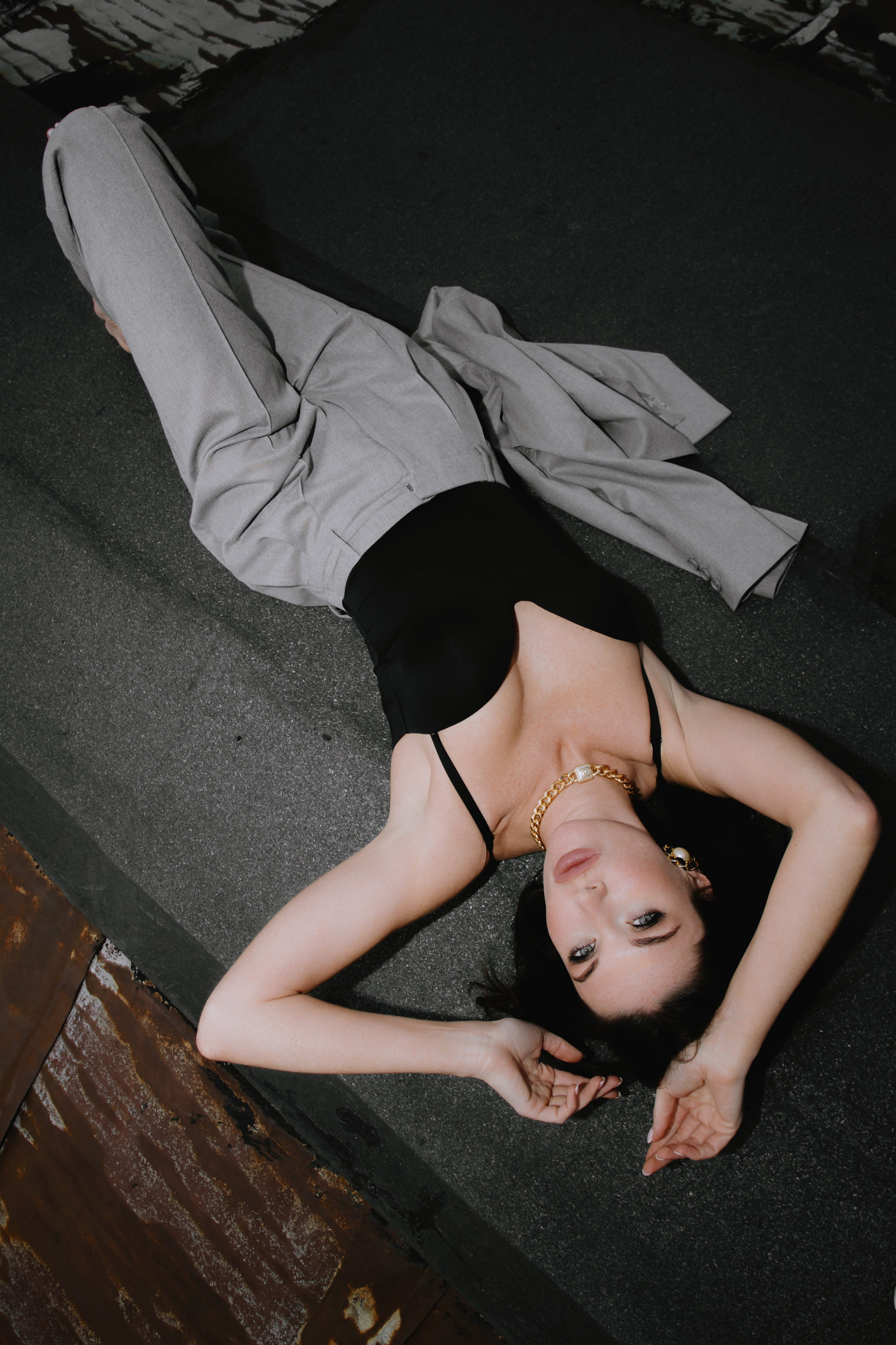 Вероника (съемка на крыше). Фотограф в Москве и Санкт-Петербурге Дарина