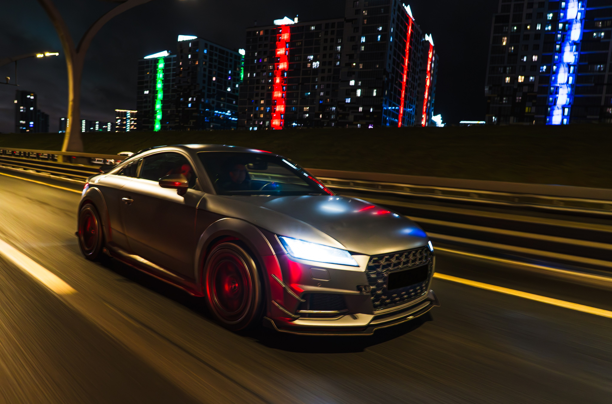Audi TTs Night ed. Автомобильный фотограф в Санкт-Петербурге