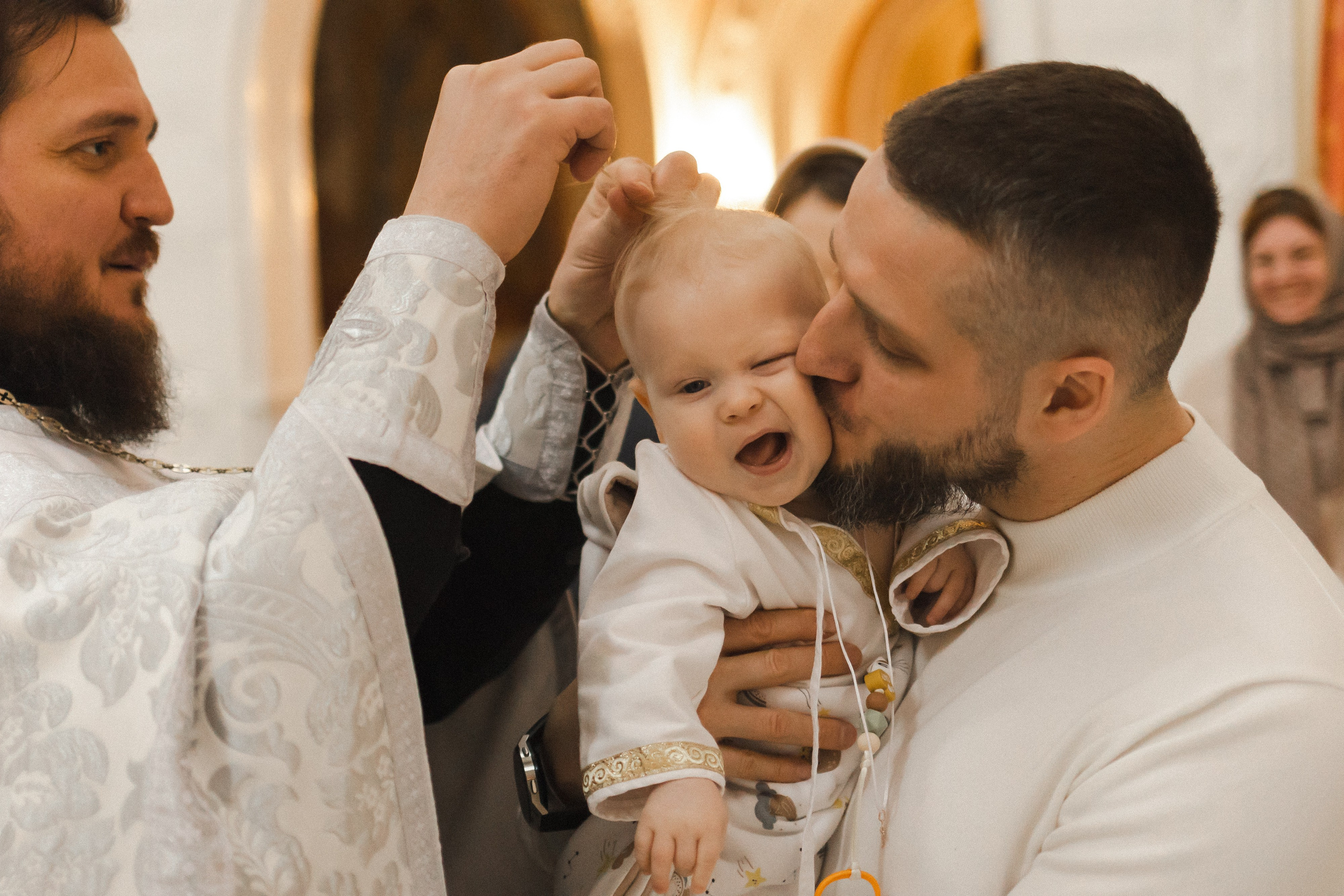 Крещение Льва. Семейный фотограф в Москве