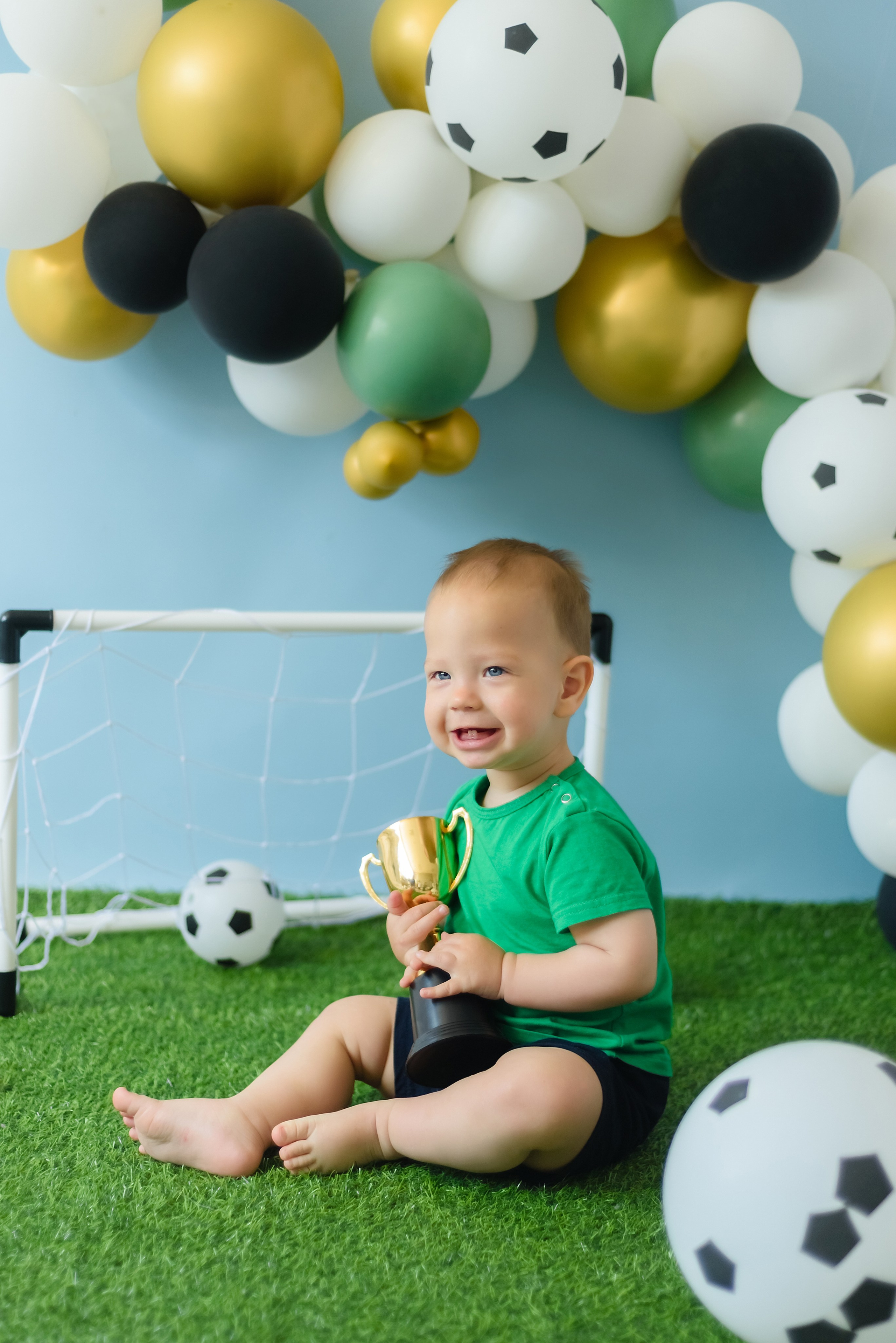 Фотозона «Футбол». Детский Фотограф |Фотограф на годик в Брянске Ирина Романова