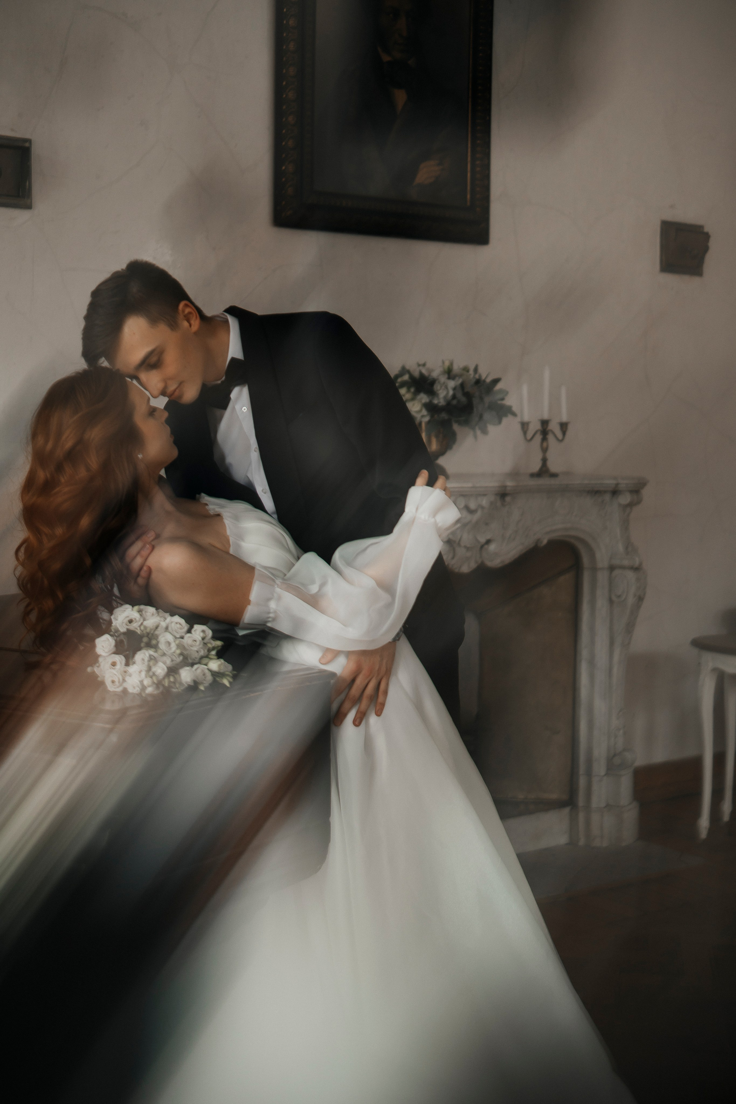 Мария и Александр (съемка в библиотеке). Фотограф в Москве Екатерина Потапова