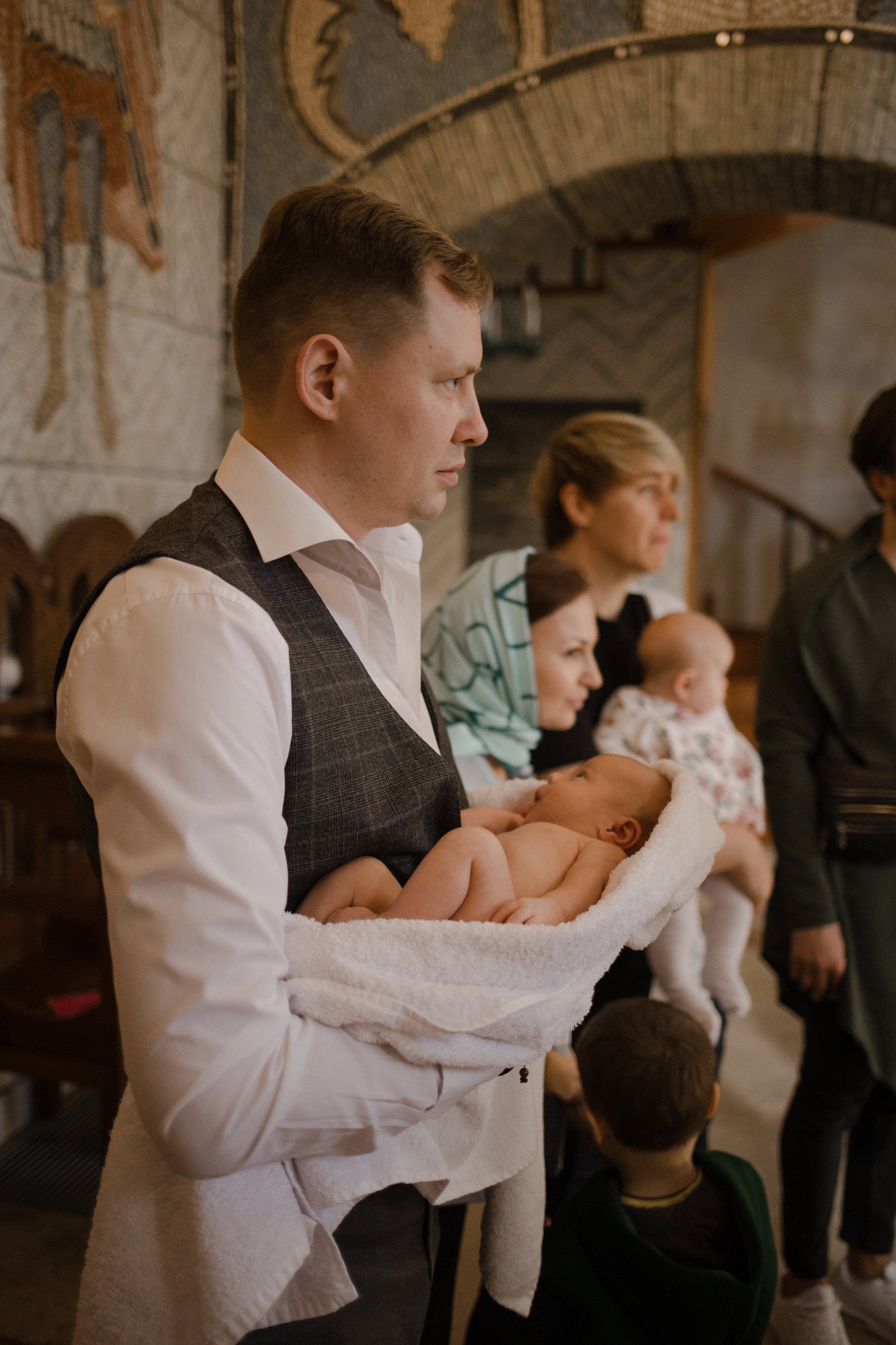 Крестины Давида. Семейный и детский фотограф в Москве Кузьмина Мария