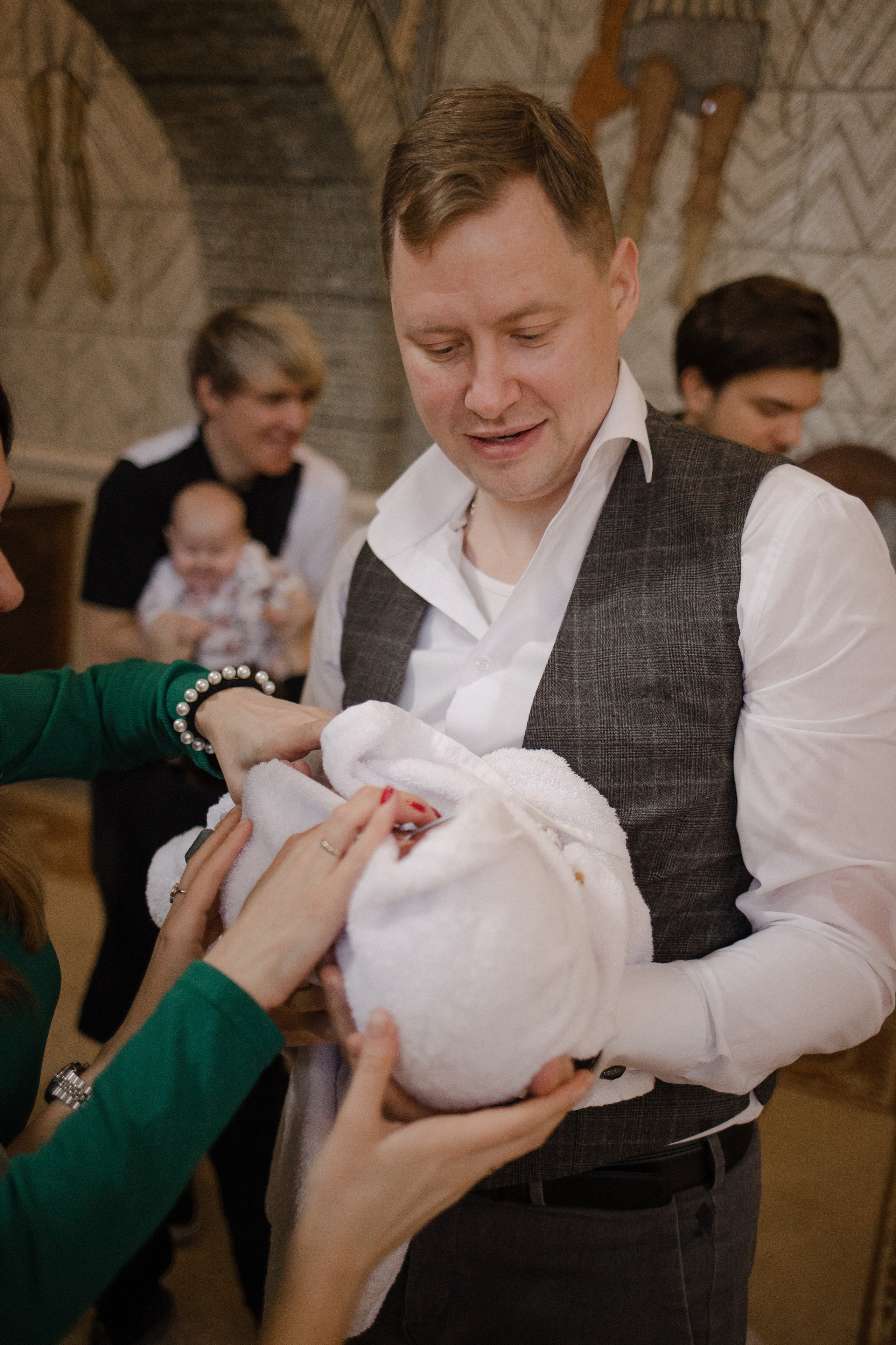 Крестины Давида. Семейный и детский фотограф в Москве Кузьмина Мария