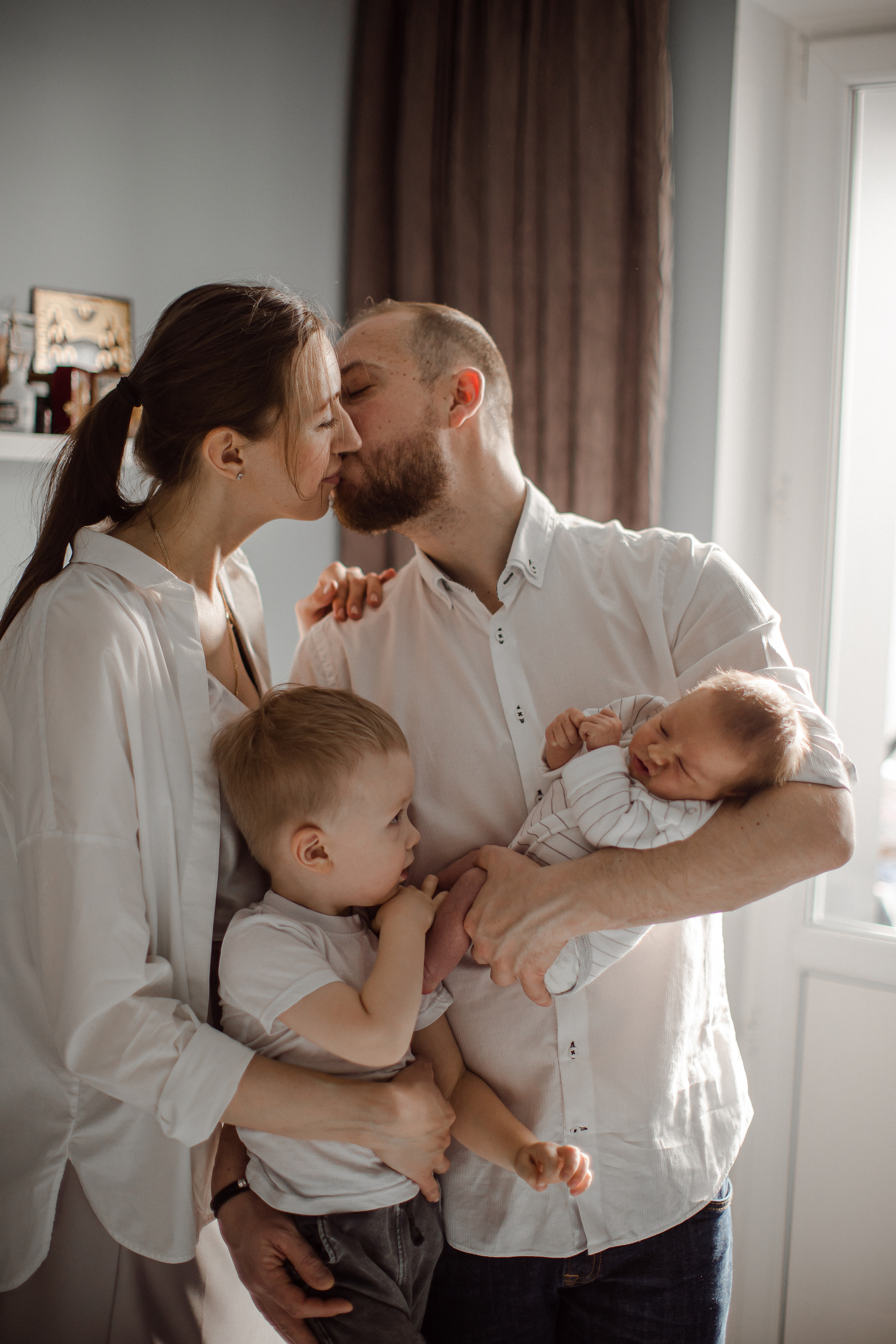 Нелли с семьей. Семейный и детский фотограф в Москве Кузьмина Мария