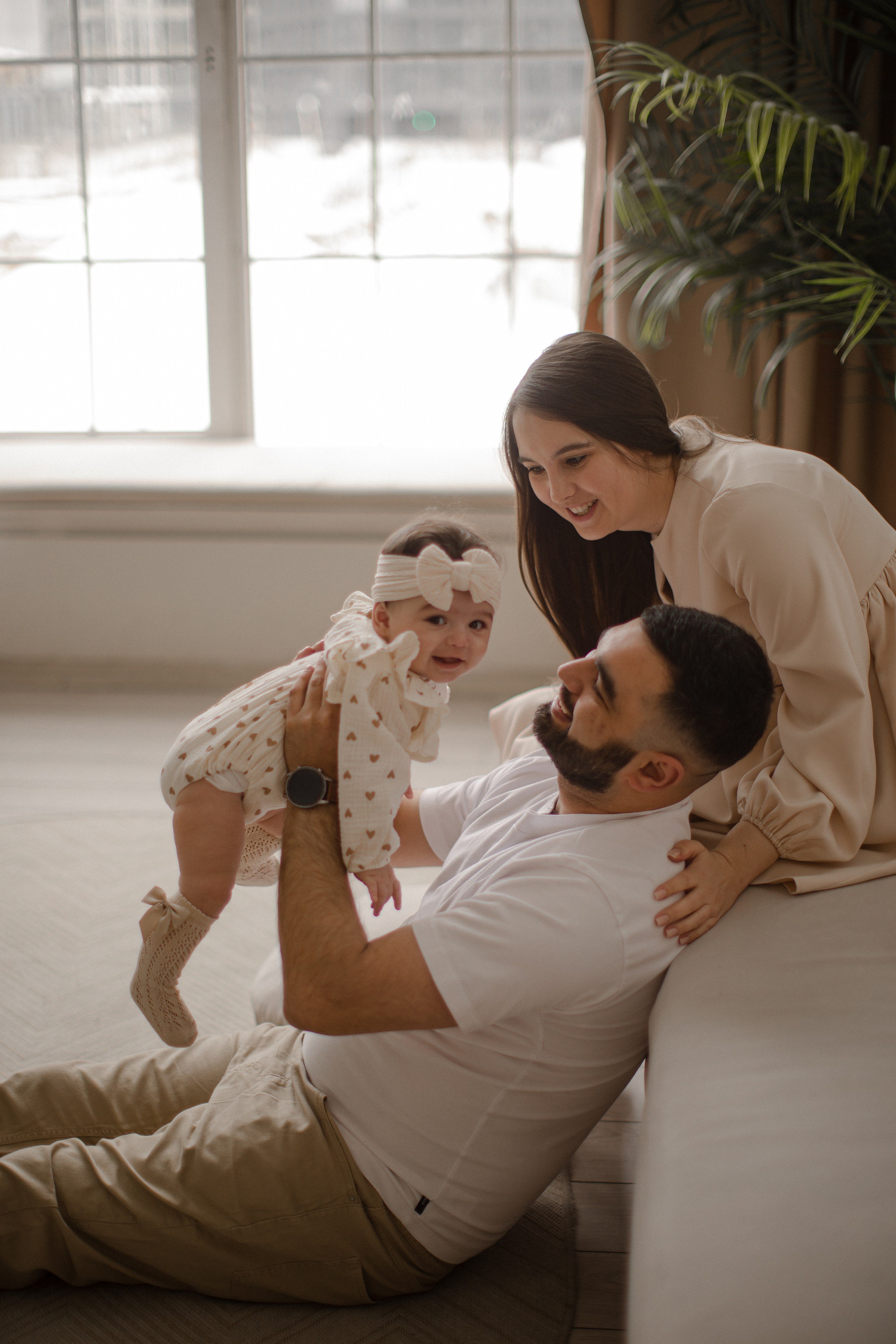 Алена с семьей. Семейный и детский фотограф в Москве Кузьмина Мария