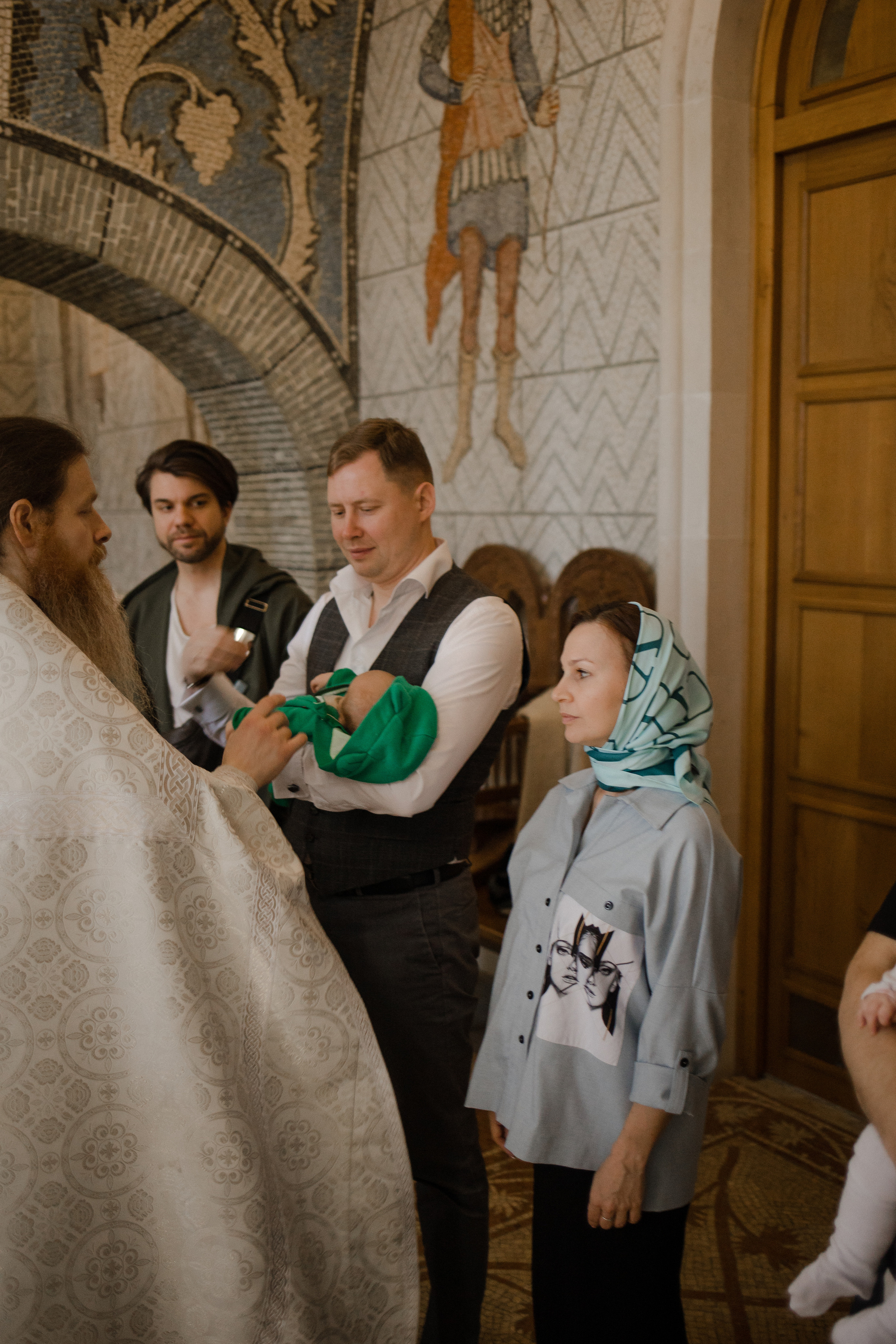 Крестины Давида. Семейный и детский фотограф в Москве Кузьмина Мария