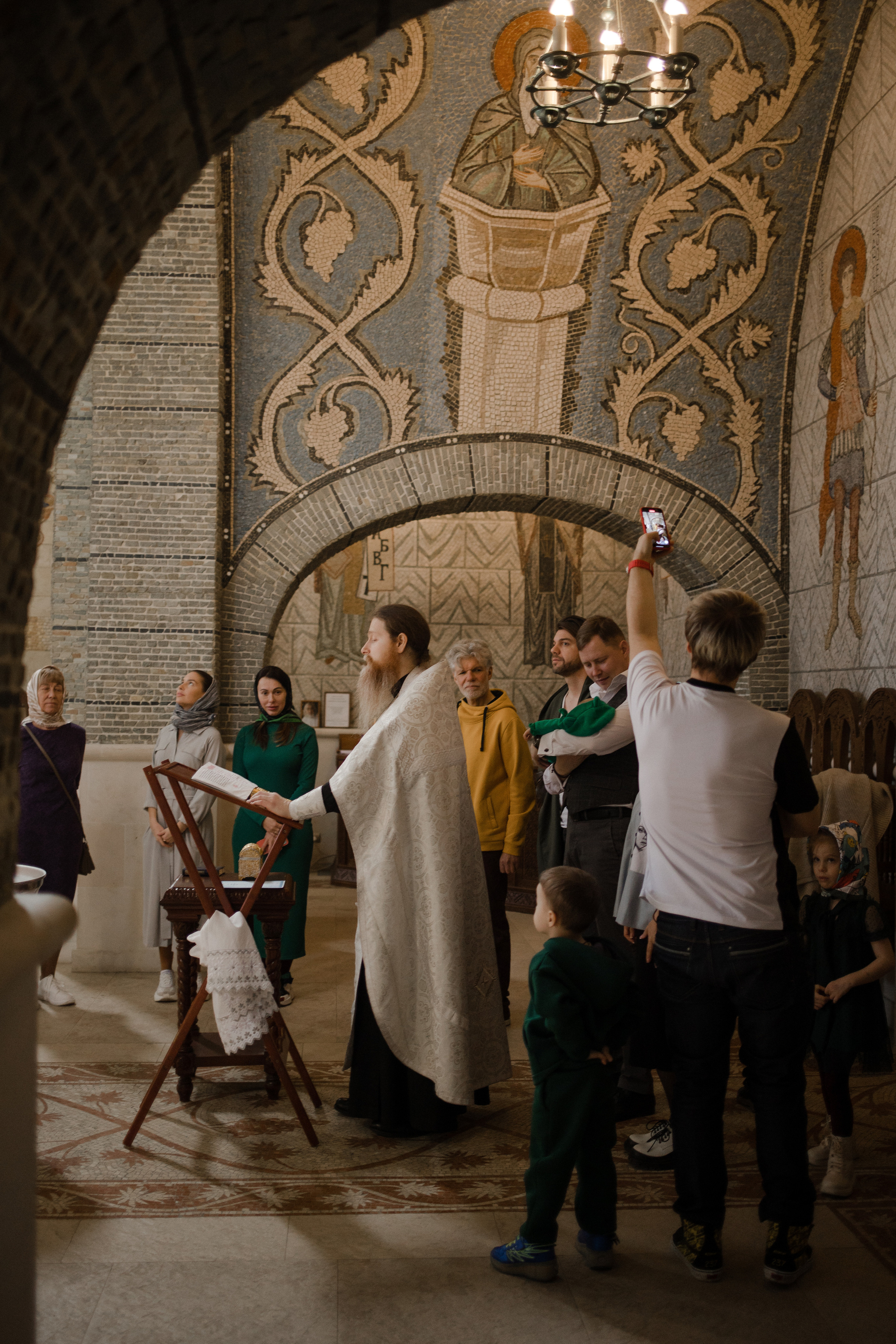 Крестины Давида. Семейный и детский фотограф в Москве Кузьмина Мария