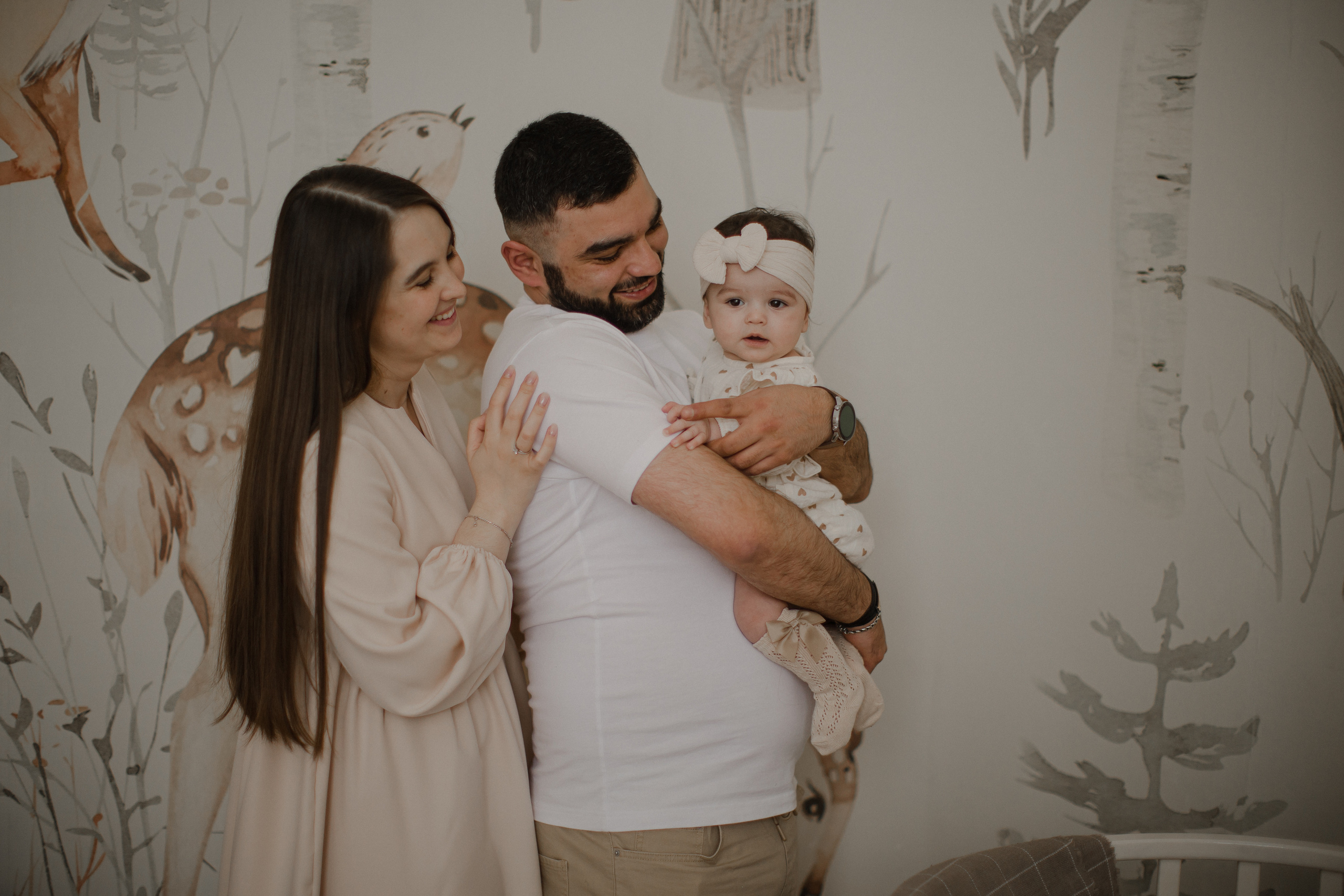 Алена с семьей. Семейный и детский фотограф в Москве Кузьмина Мария