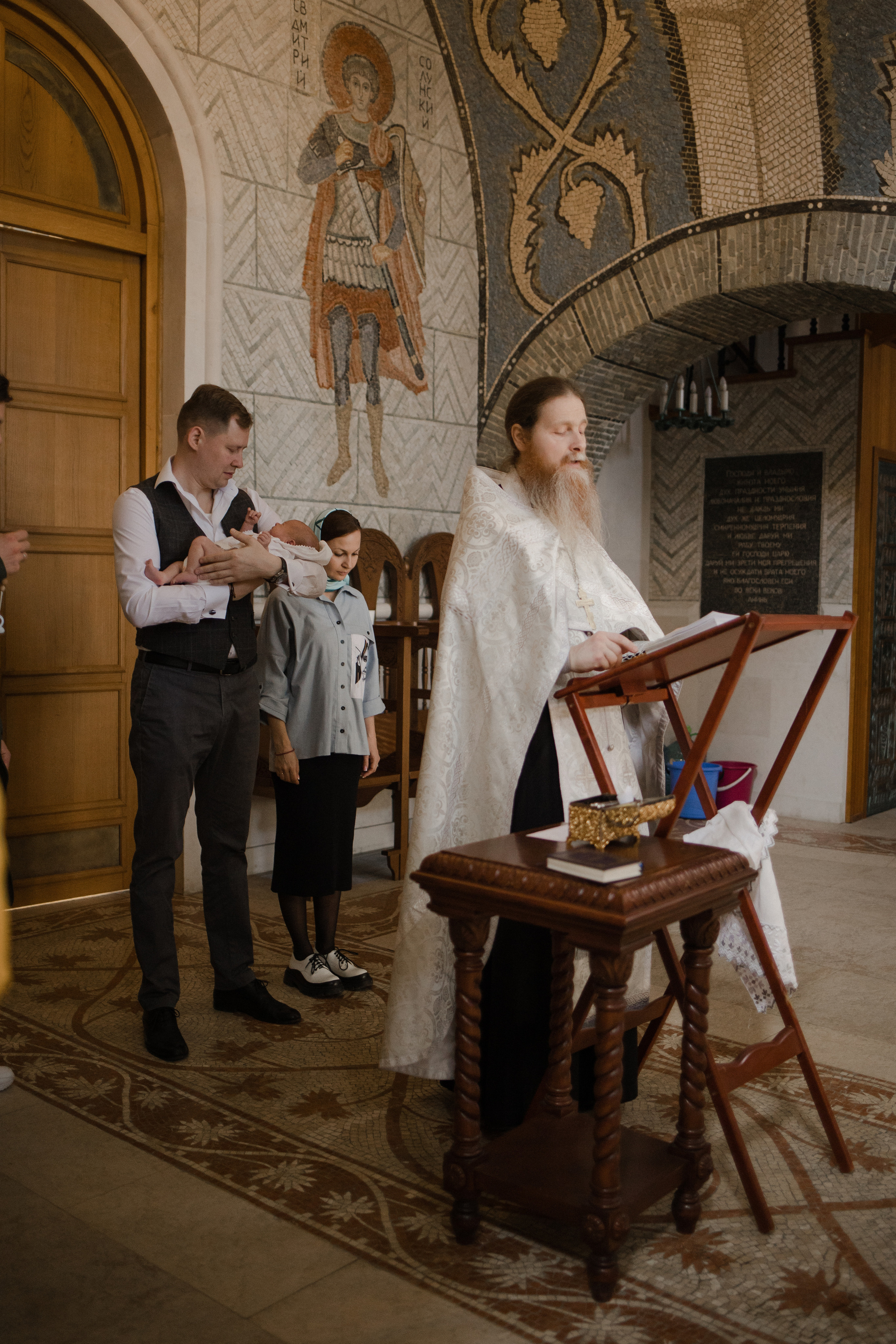 Крестины Давида. Семейный и детский фотограф в Москве Кузьмина Мария