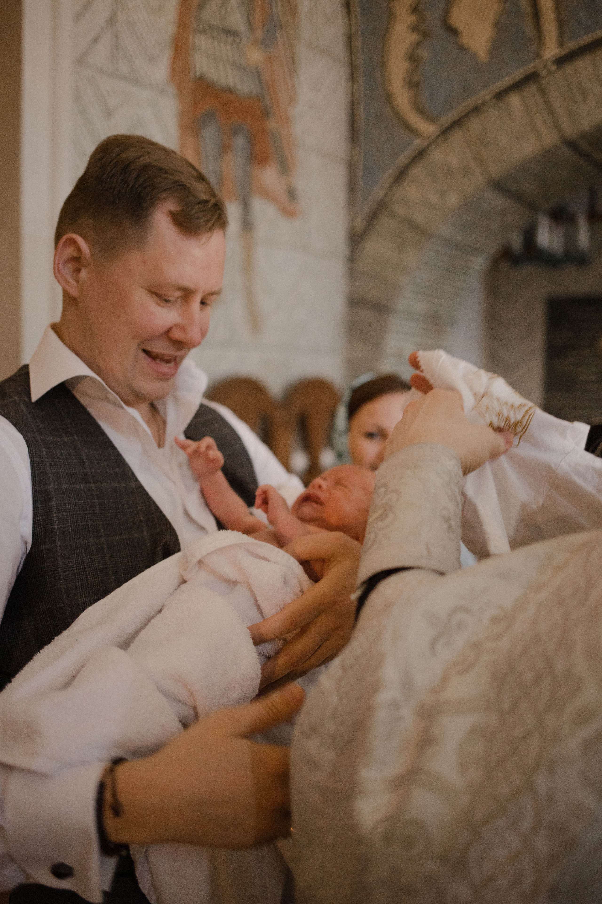 Крестины Давида. Семейный и детский фотограф в Москве Кузьмина Мария