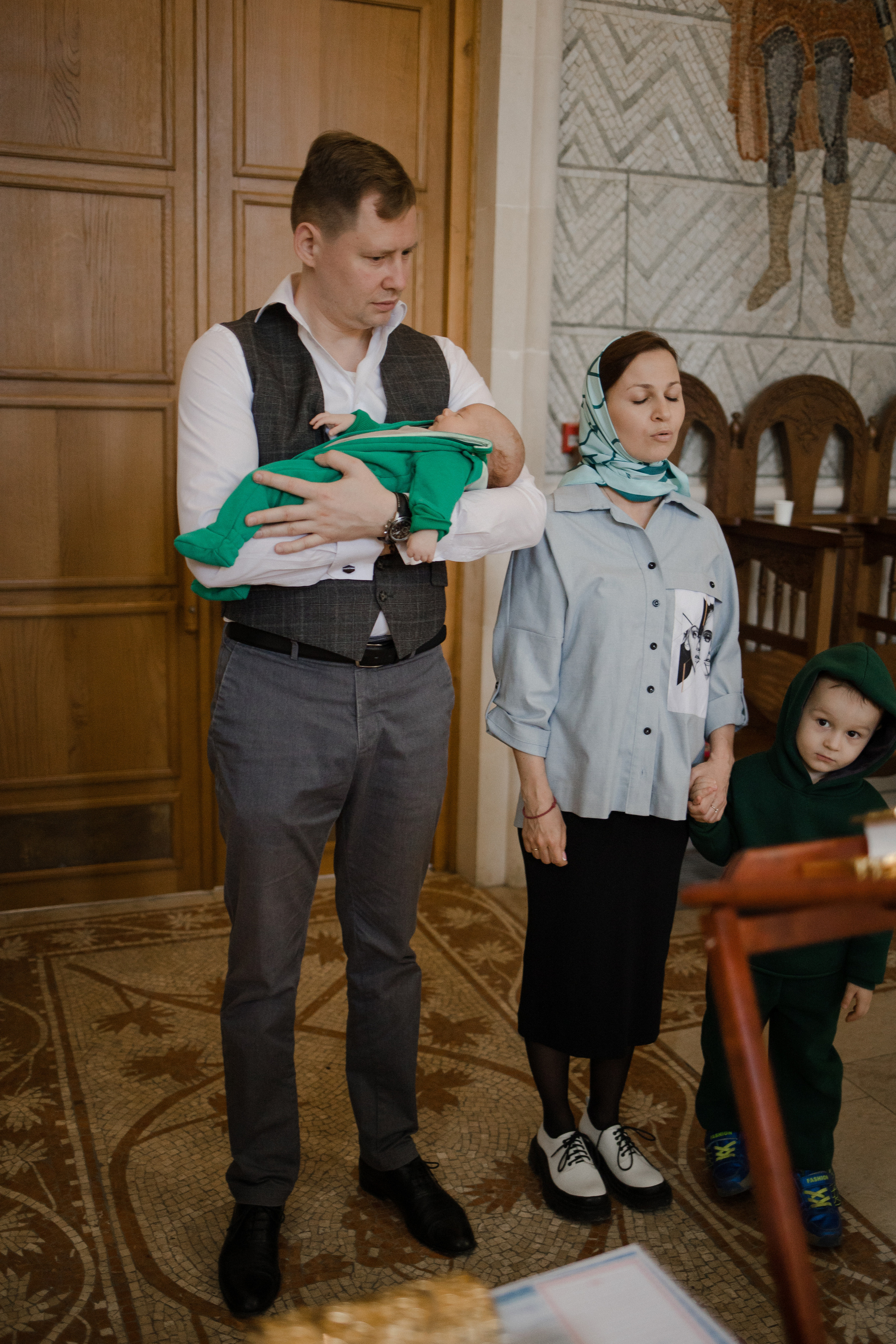 Крестины Давида. Семейный и детский фотограф в Москве Кузьмина Мария