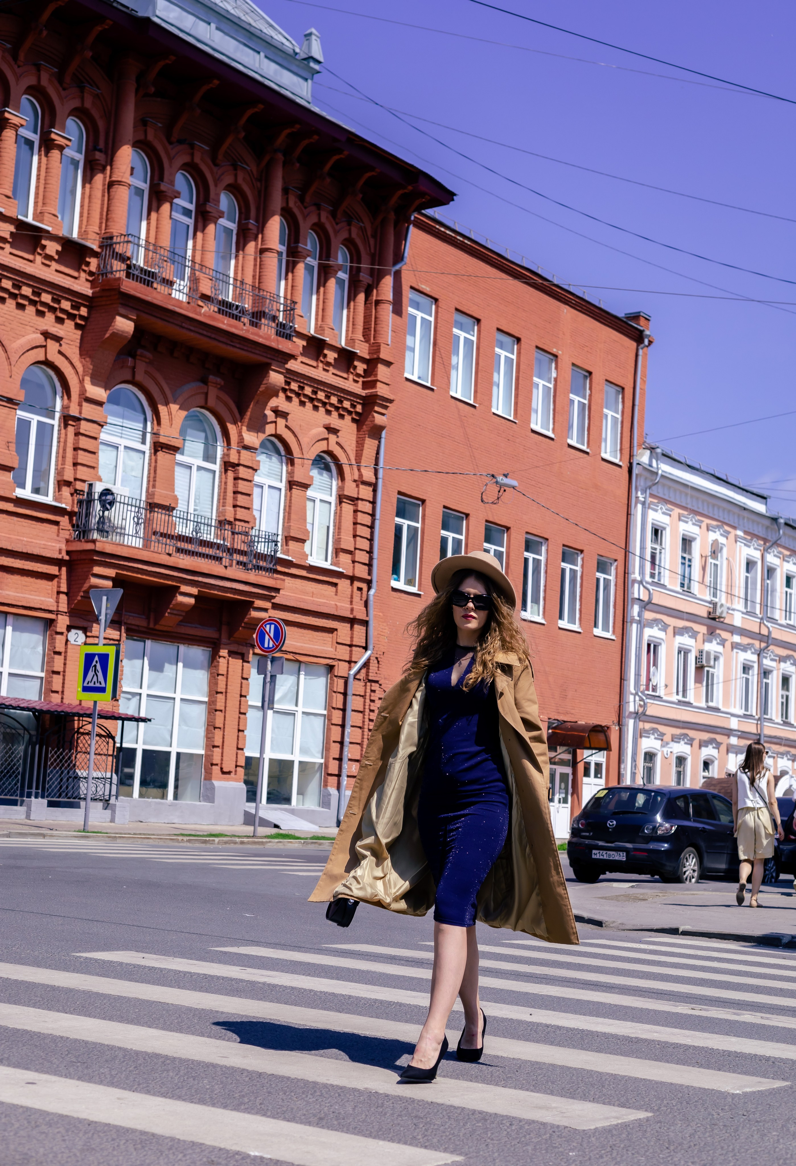 Творческая съемка в центре города «утро по-парижски». Женский, семейный фотограф в Самаре Митюнина Ирина