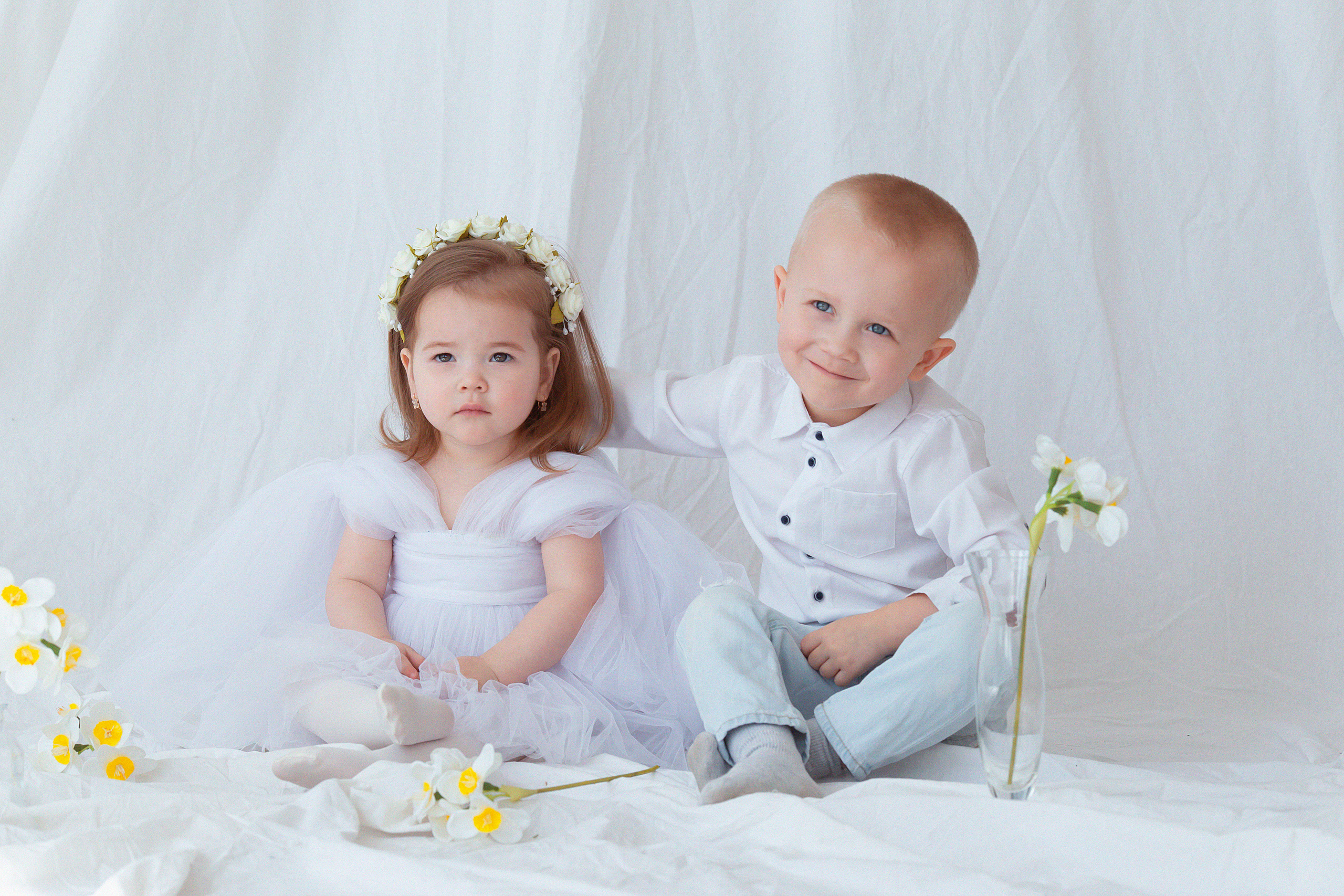 Семейная фотосессия в студии. Семейный и детский фотограф в Волгограде Серкибаева Ирина