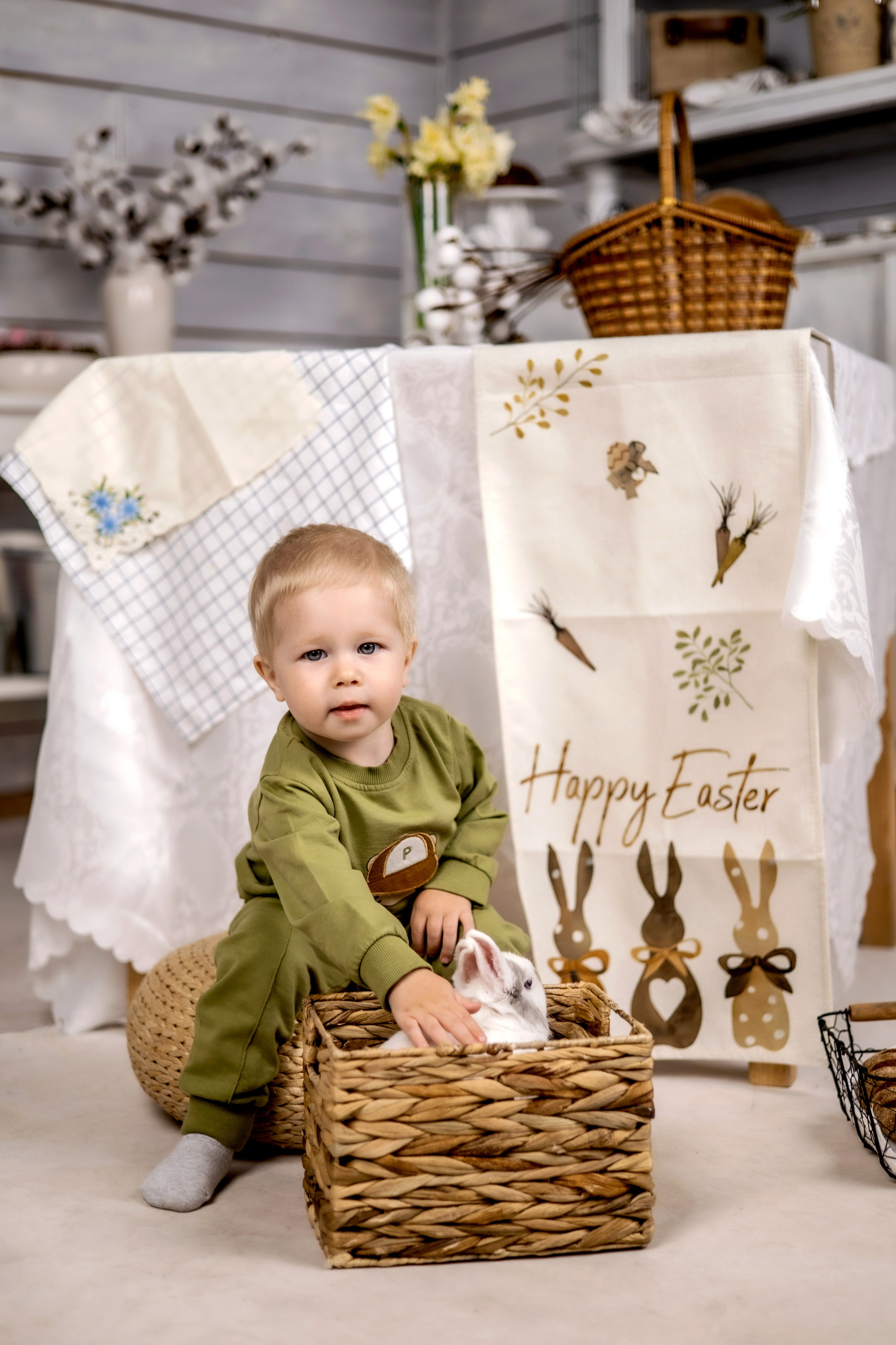 Пасхальный детский фотопроект 2024. Фотограф Надежда Лукьянова