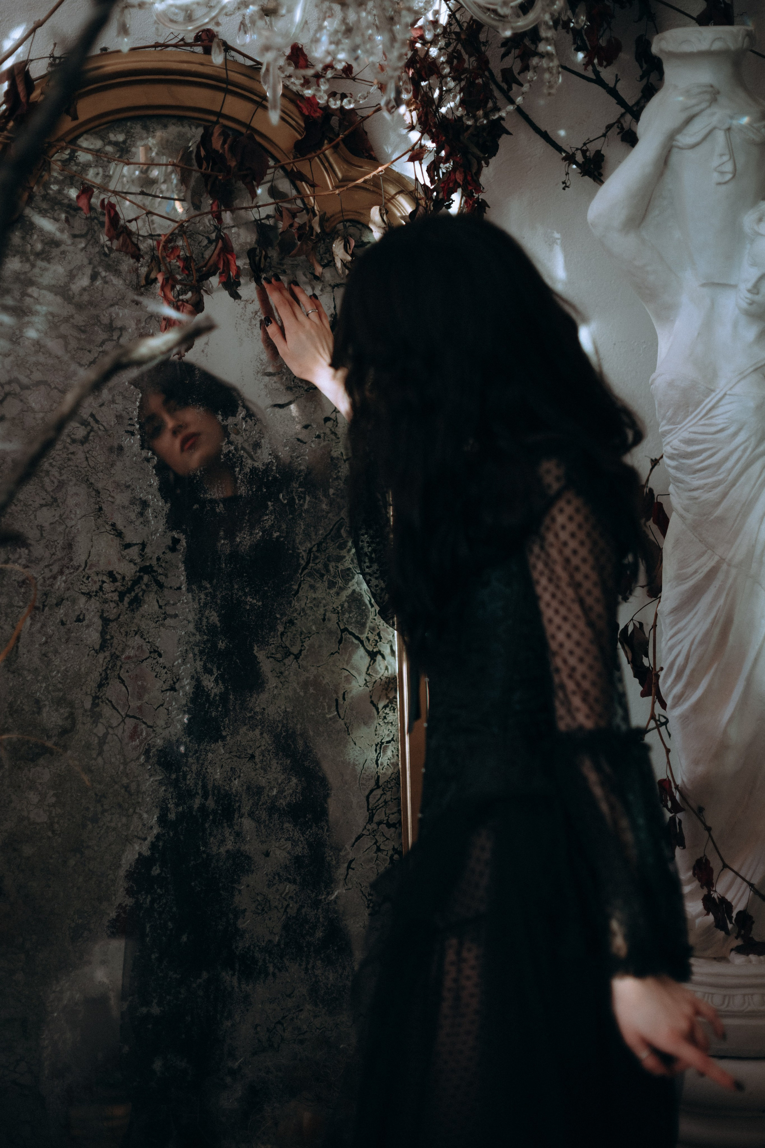 Готическая фотосессия в фотостудии. Портретный свадебный фотограф Крым | Евгения Щитенко