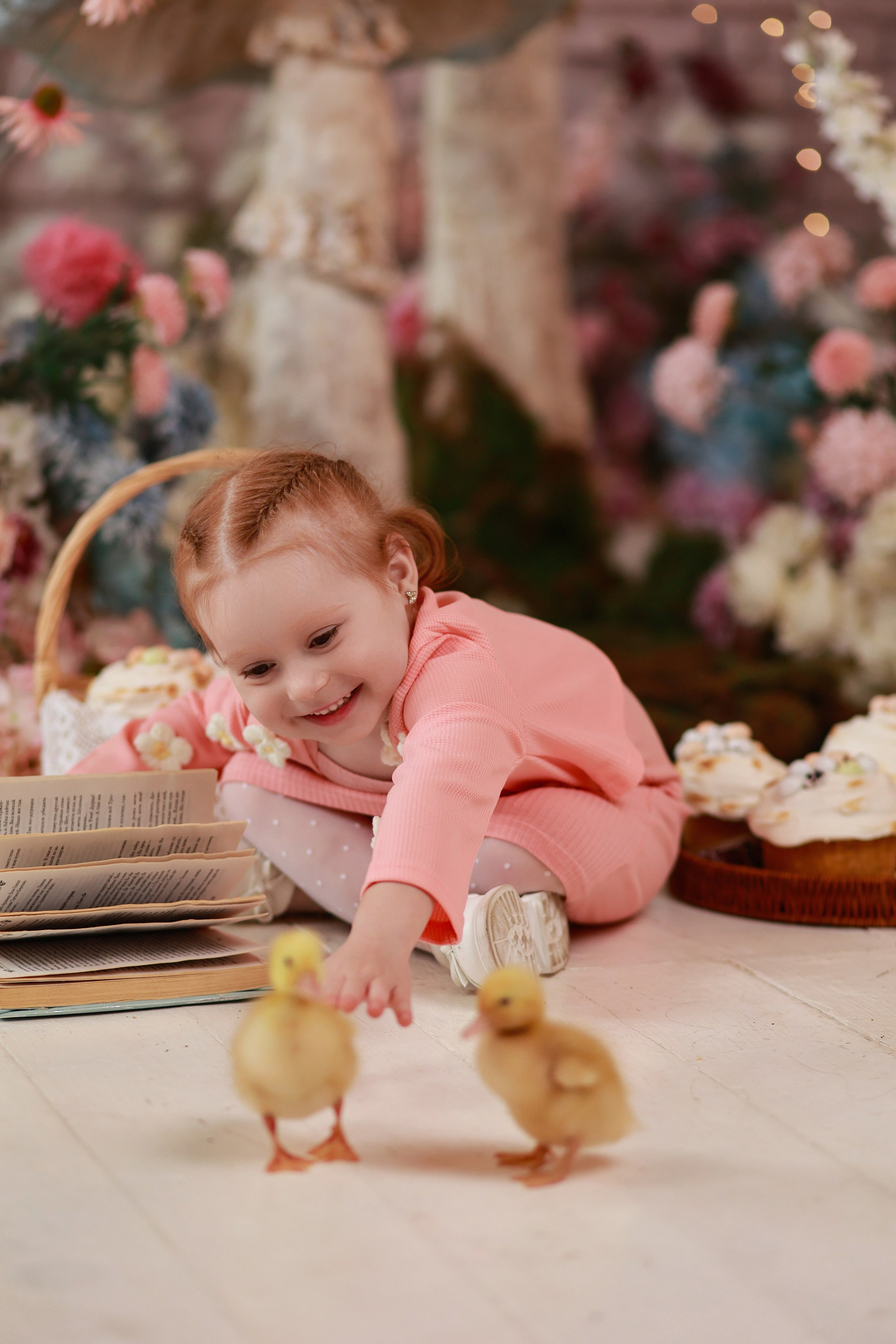 «Светлая Пасха» с утятами. Детский семейный фотограф Краснодар