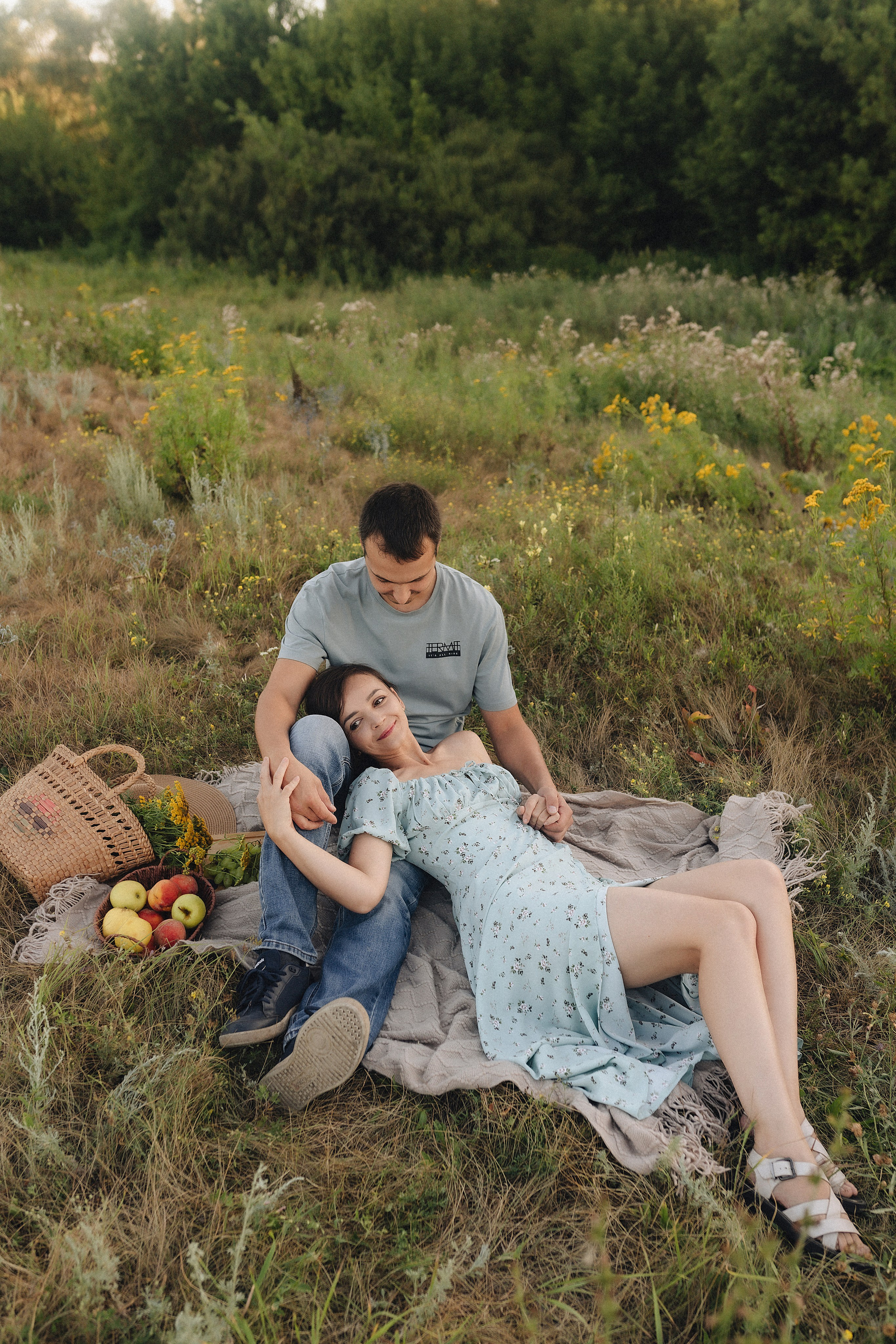 Семейная съемка на закате. Фотограф Карина Шмулёва. Воронеж и область