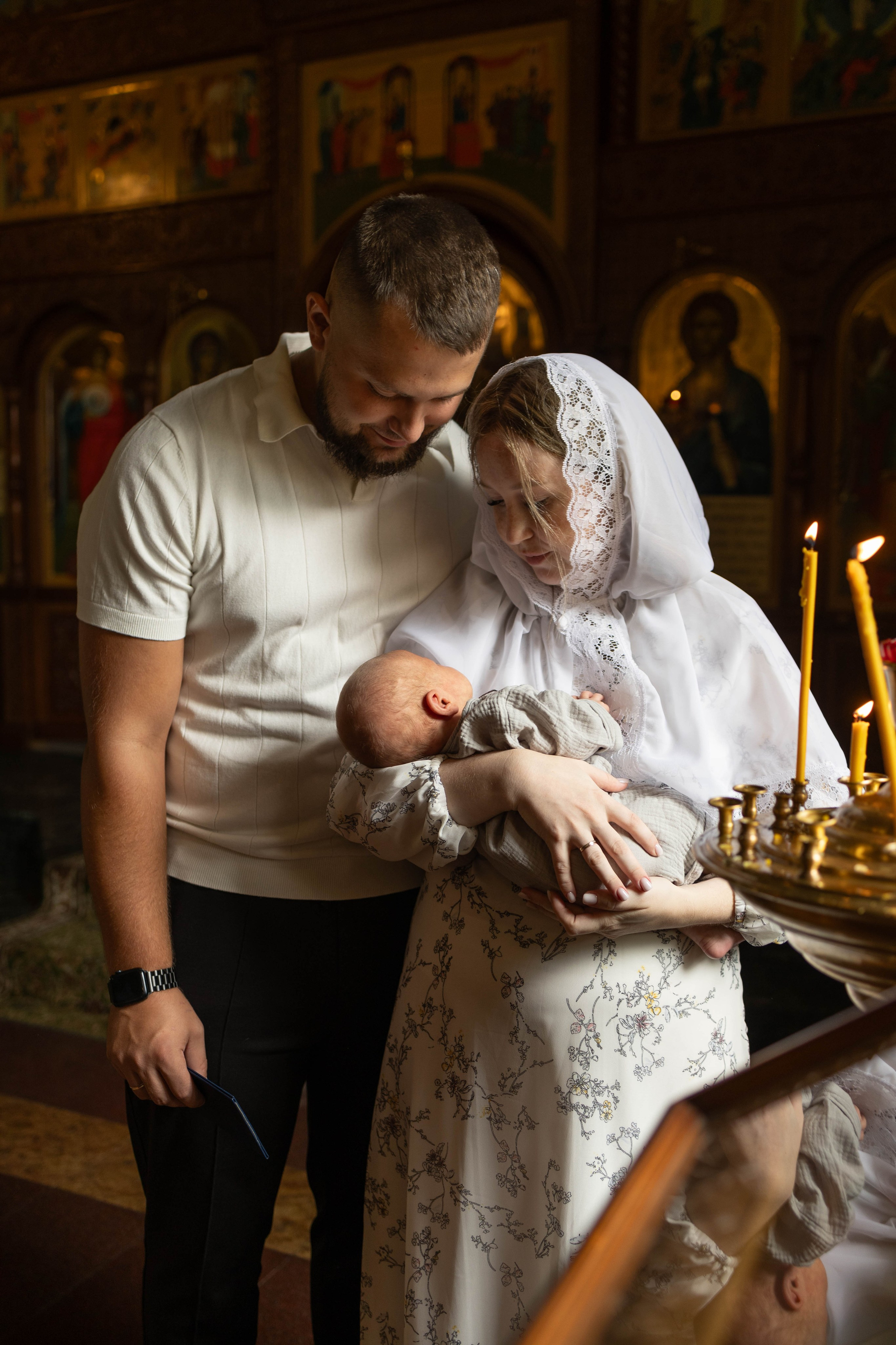 Съёмка крещения. Влада Семёнова — семейный и индивидуальный фотограф