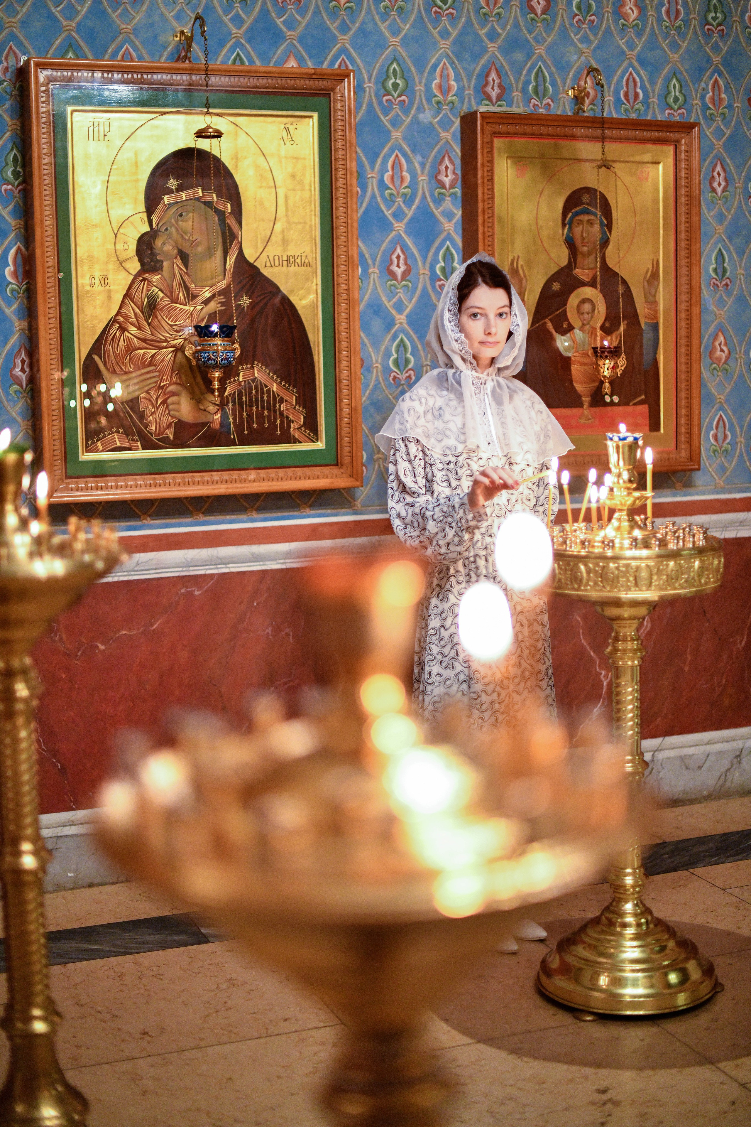 Женя в Храме Покрова Пресвятой Богородицы в Ясенево. Свадебный и портретный фотограф в Москве Галина Борисова