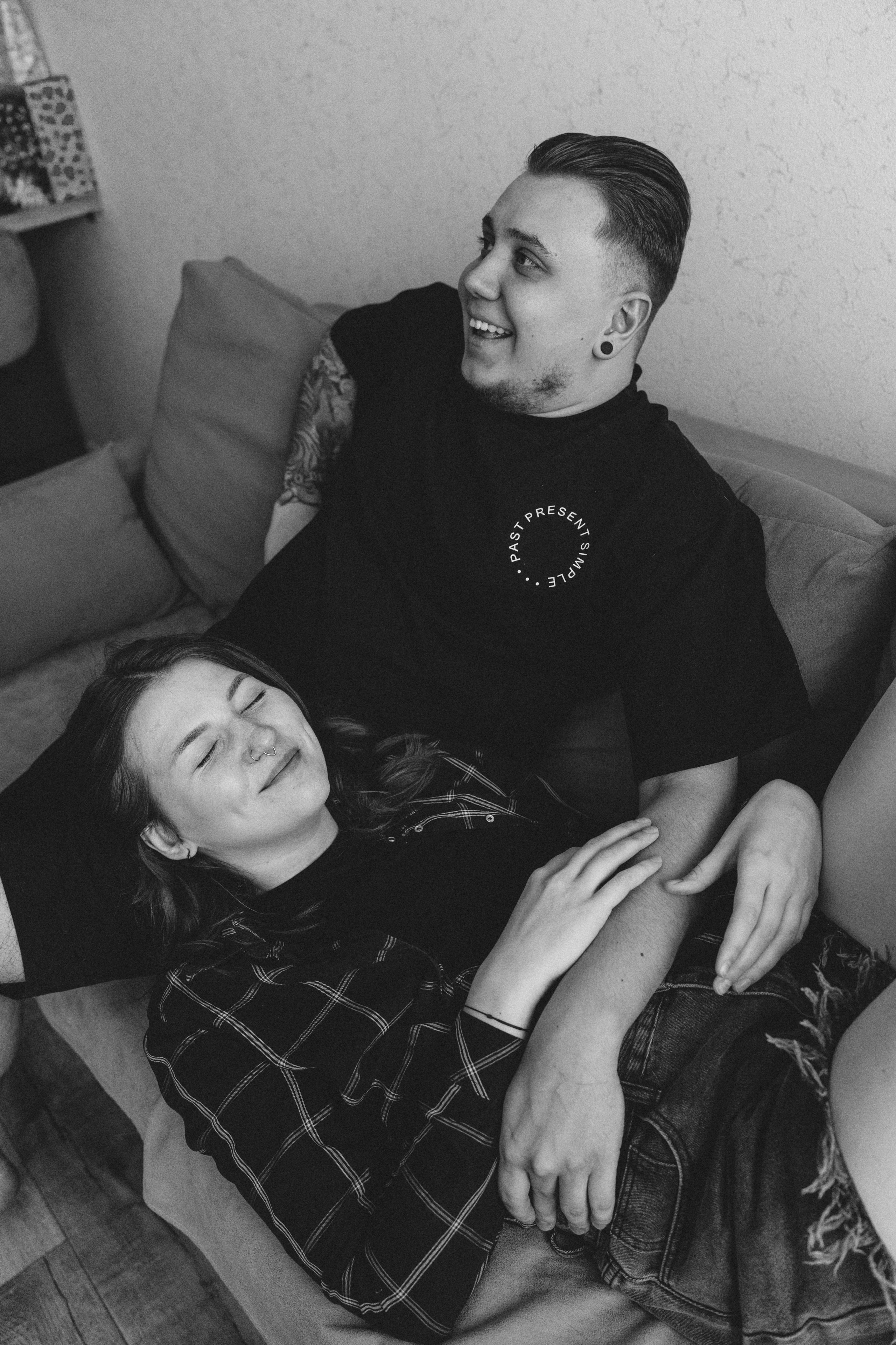 Домашняя lovestory. Семейный фотограф в Санкт-Петербурге Екатерина Васильева