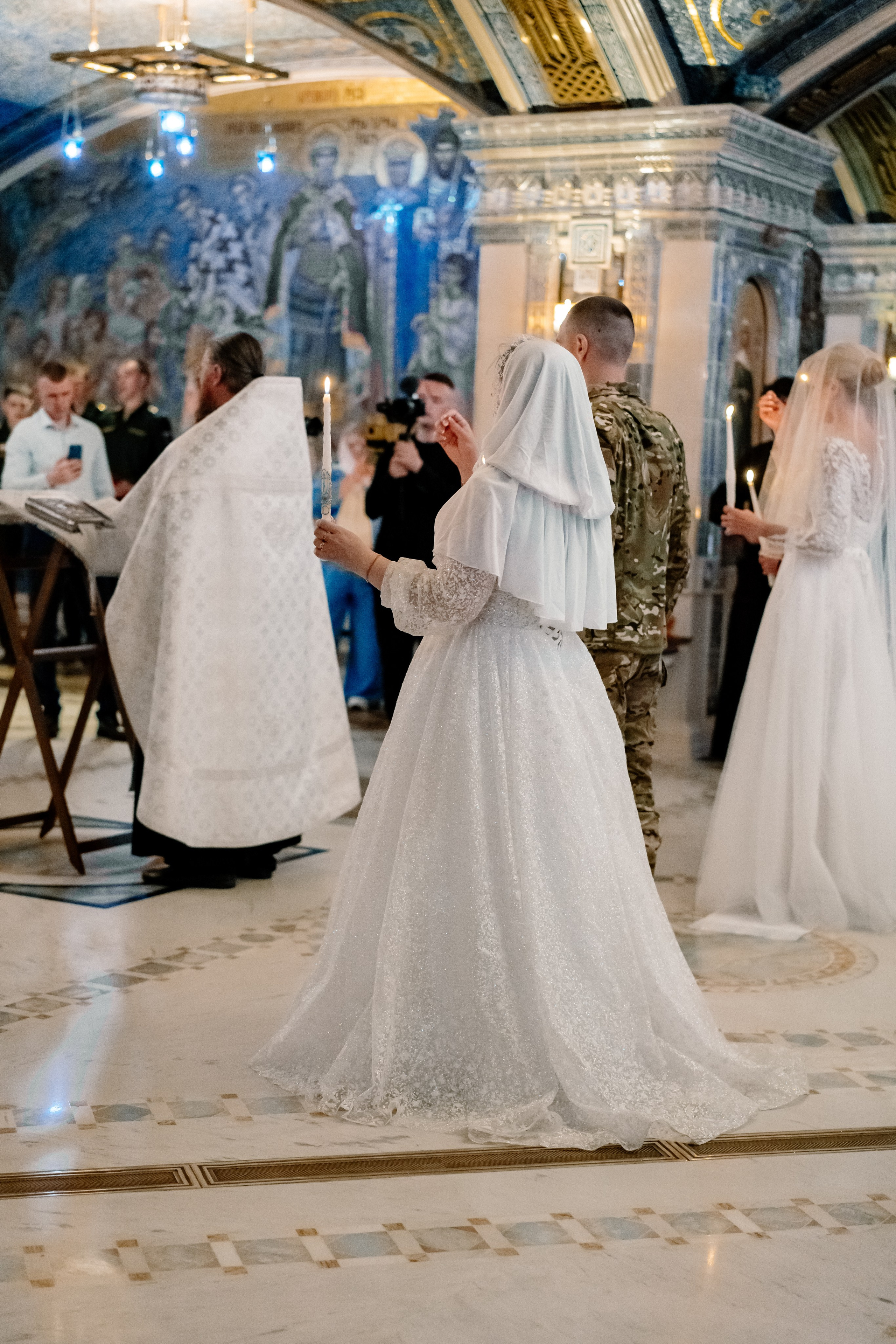 Венчание в Главном храме вооруженных сил (Патриот). Семейный фотограф Одинцово Москва Наталия Черенкова