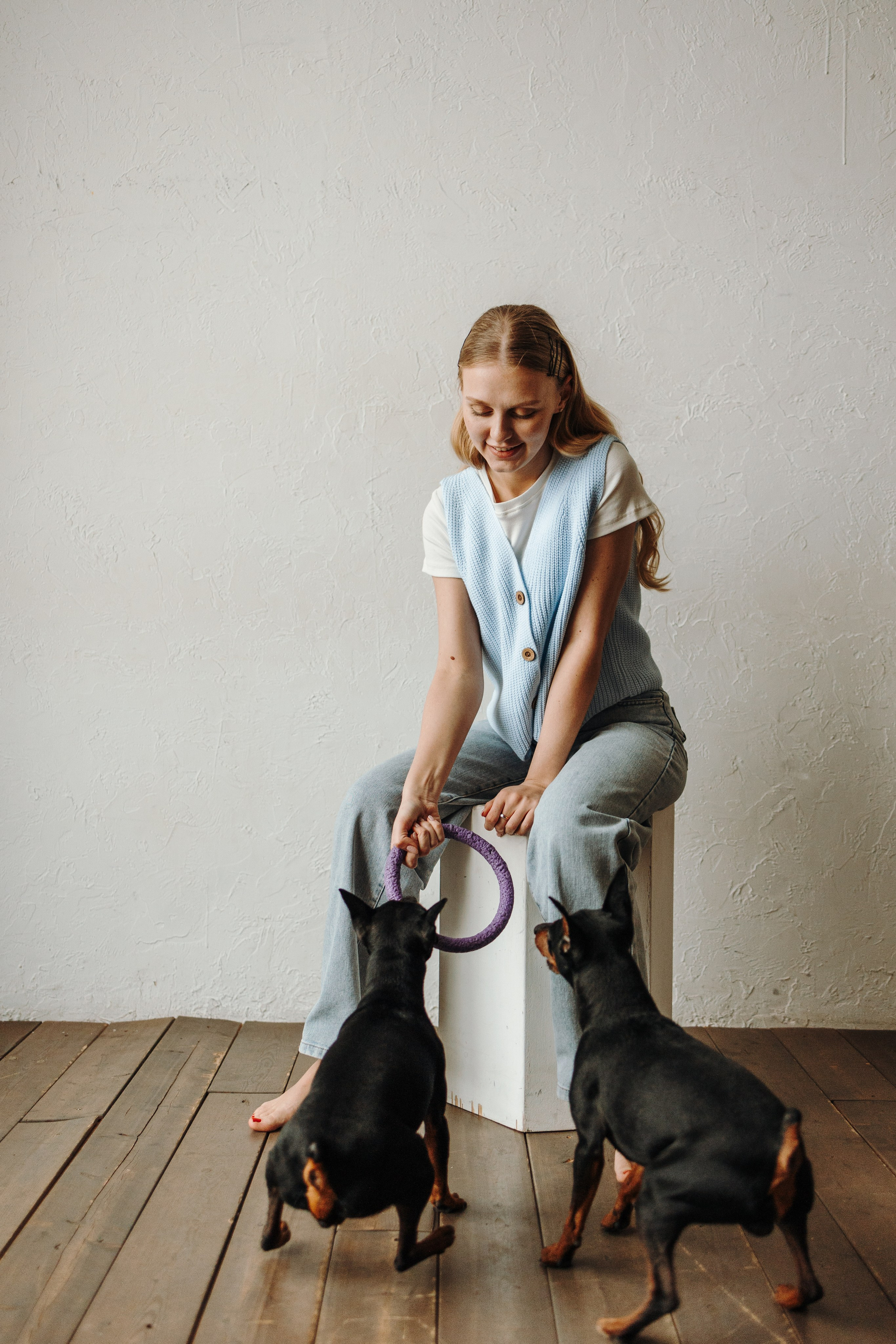 Катя и ее мальчики. Фотограф — Анималист | Санкт-Петербург