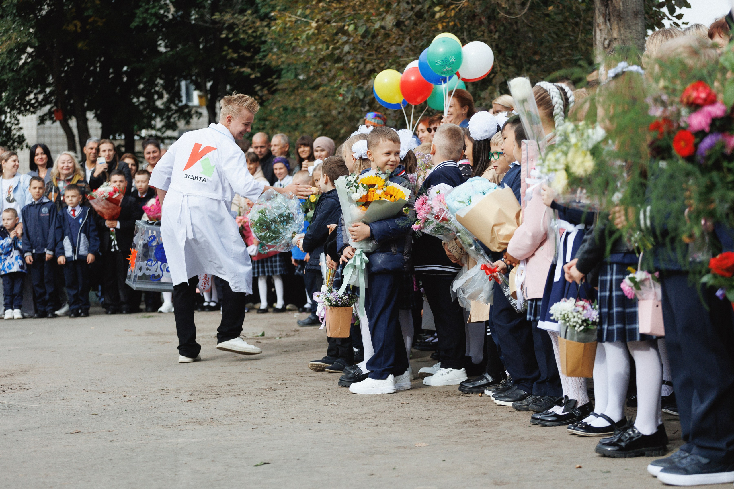 1 сентября лицей № 28. Фотомастерская Воробьевых