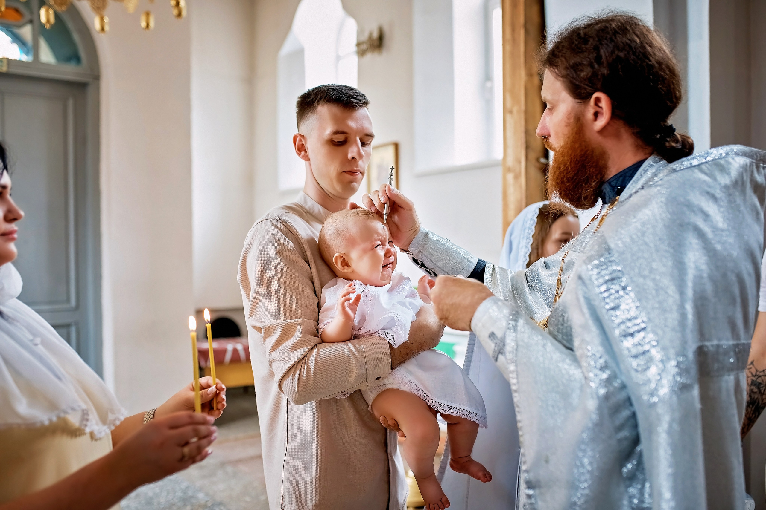 Таинство Крещения Александро-Невский храм. Фотограф на Крещение и Венчание в Барнауле