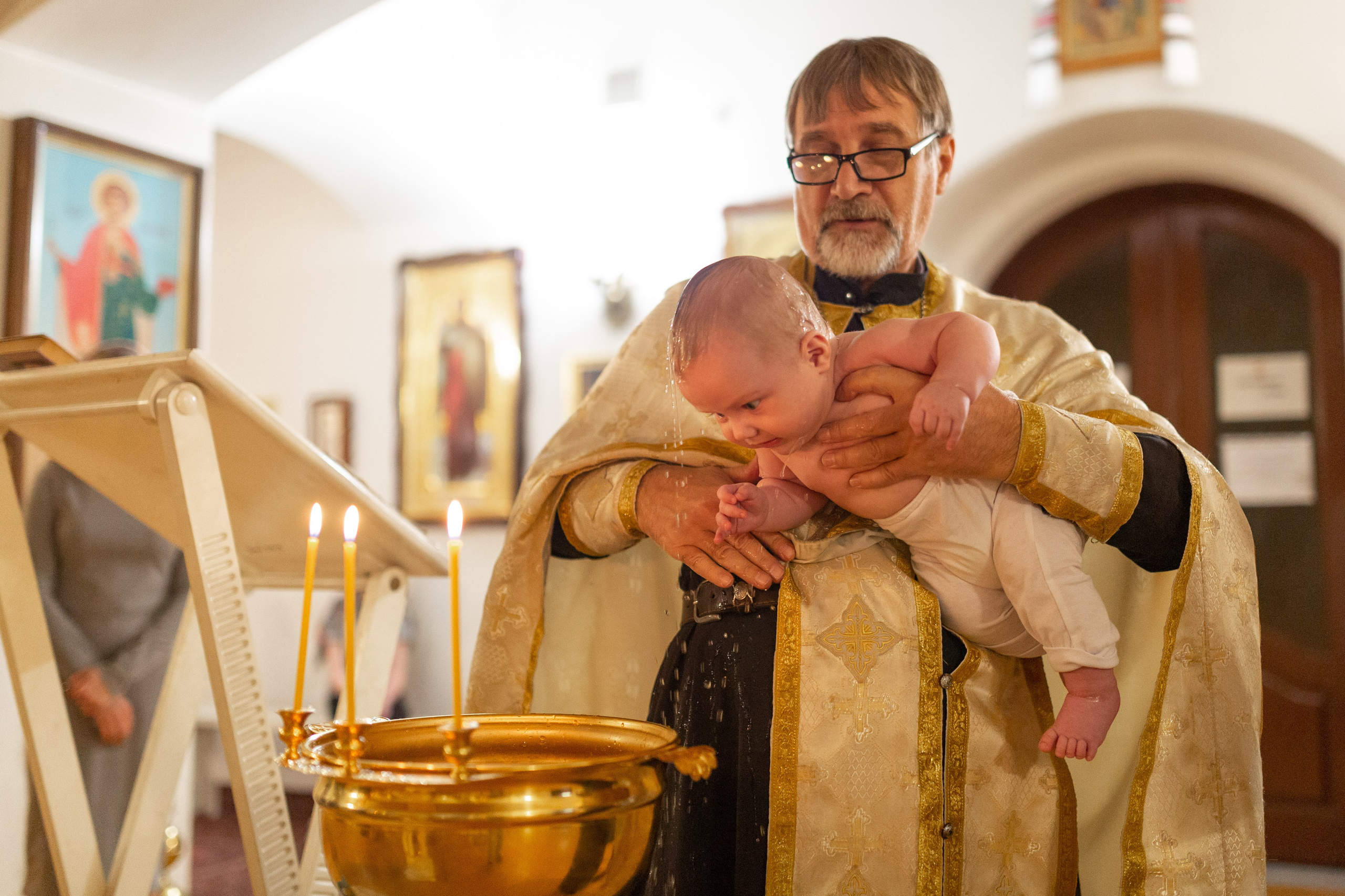Таинство крещения. Фотограф Комаров Сергей