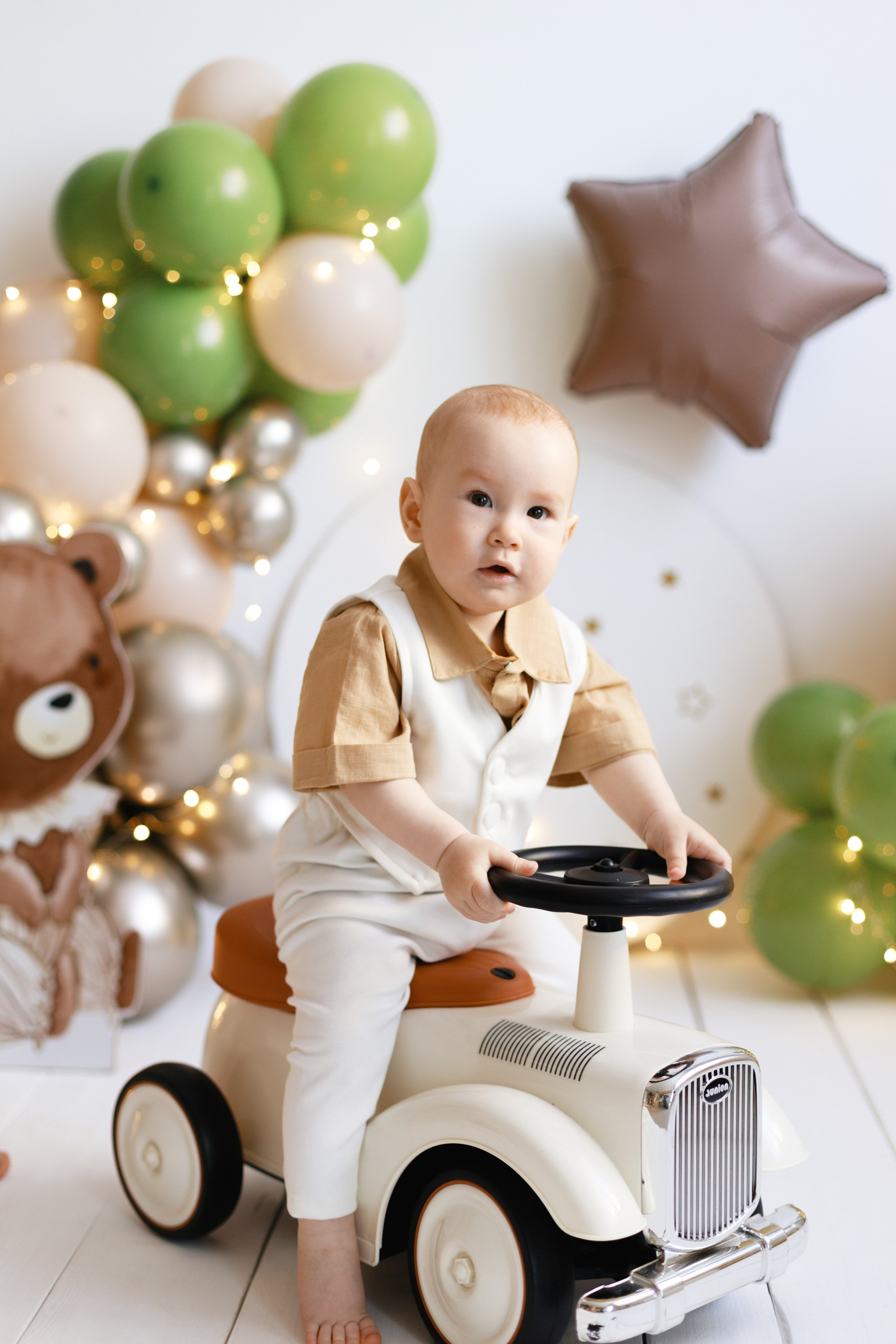 идея фотосессия на годик мальчику