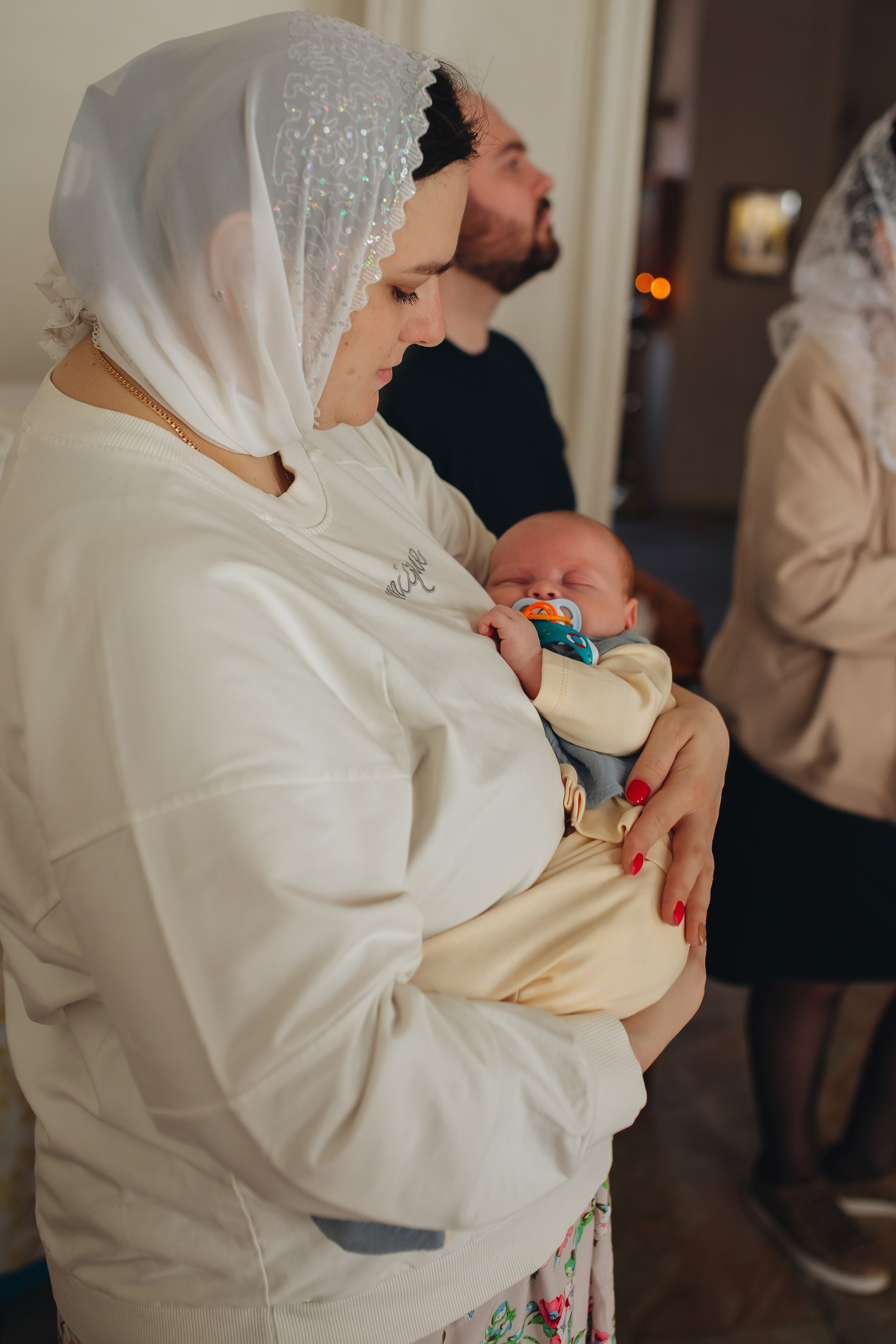 Крещение в светлом Храме. Семейный и детский фотограф в Москве Дорогова Екатерина
