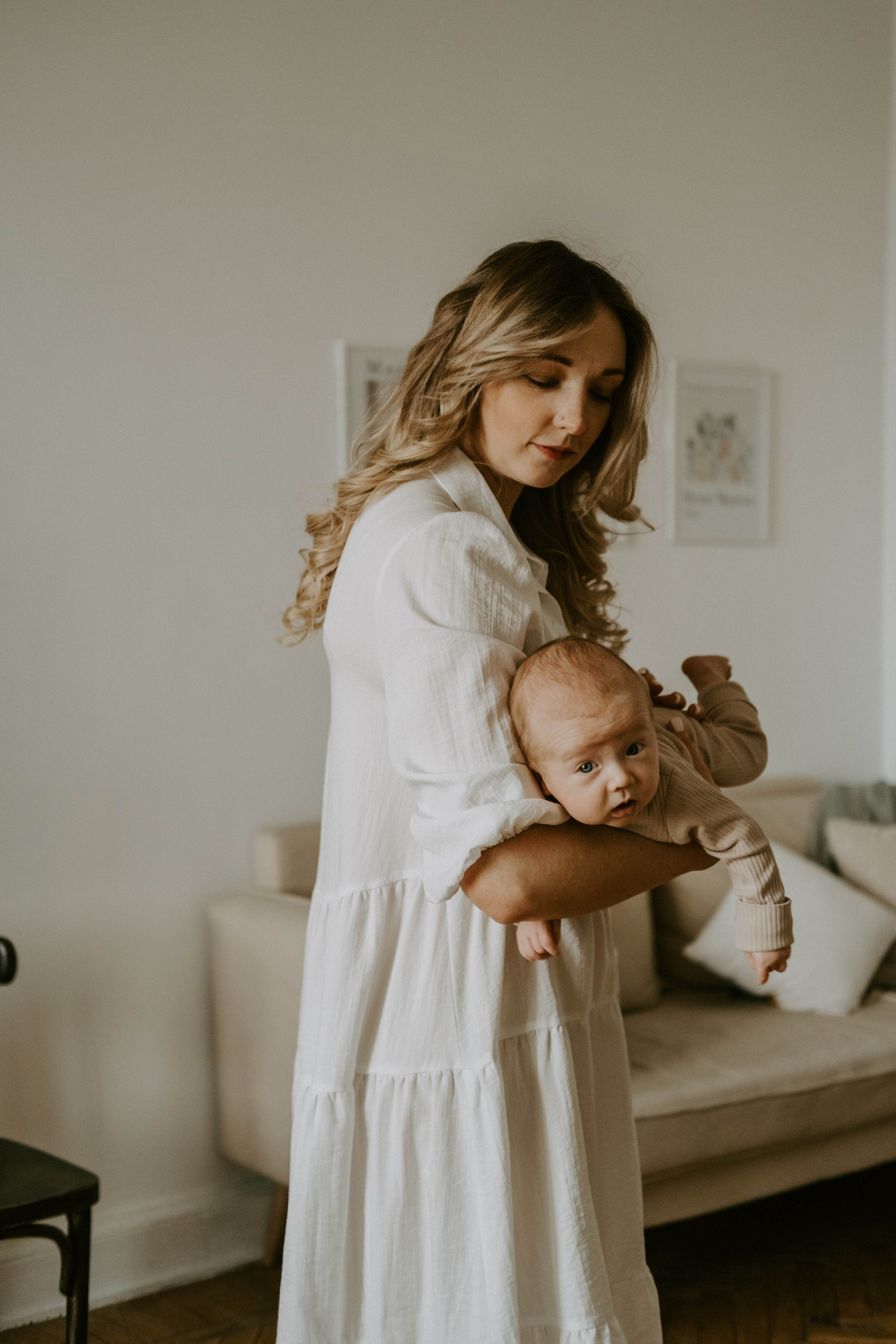 домашняя фотосесия мама и малыш