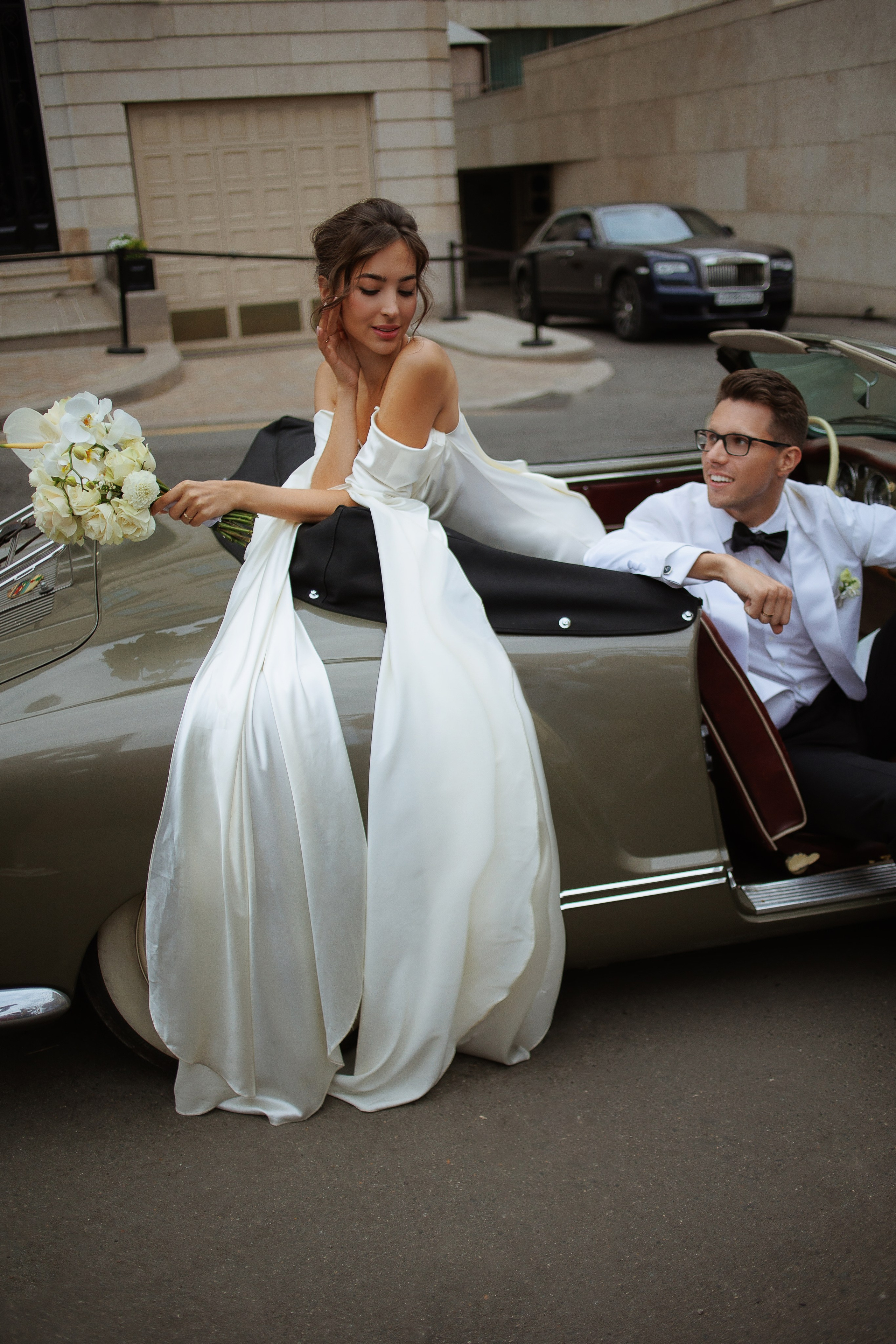 Ретро машина Анна и Владислав. Марковкина КрисТина