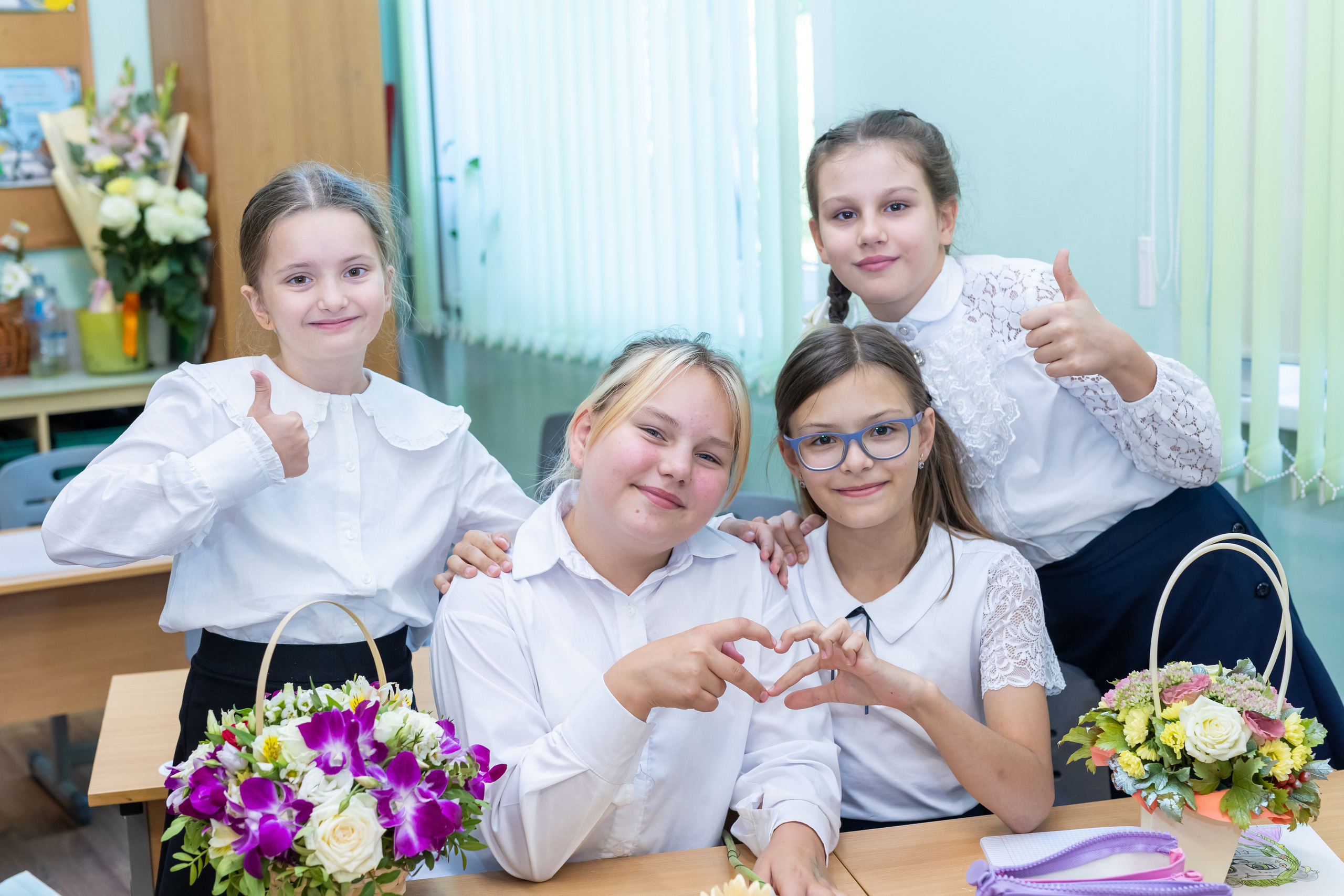 Съёмка для выпускных альбомов в школе 4, 9, 11 класс. Выпускные альбомы, Татьяна Дёмина, Школьный фотограф, Москва