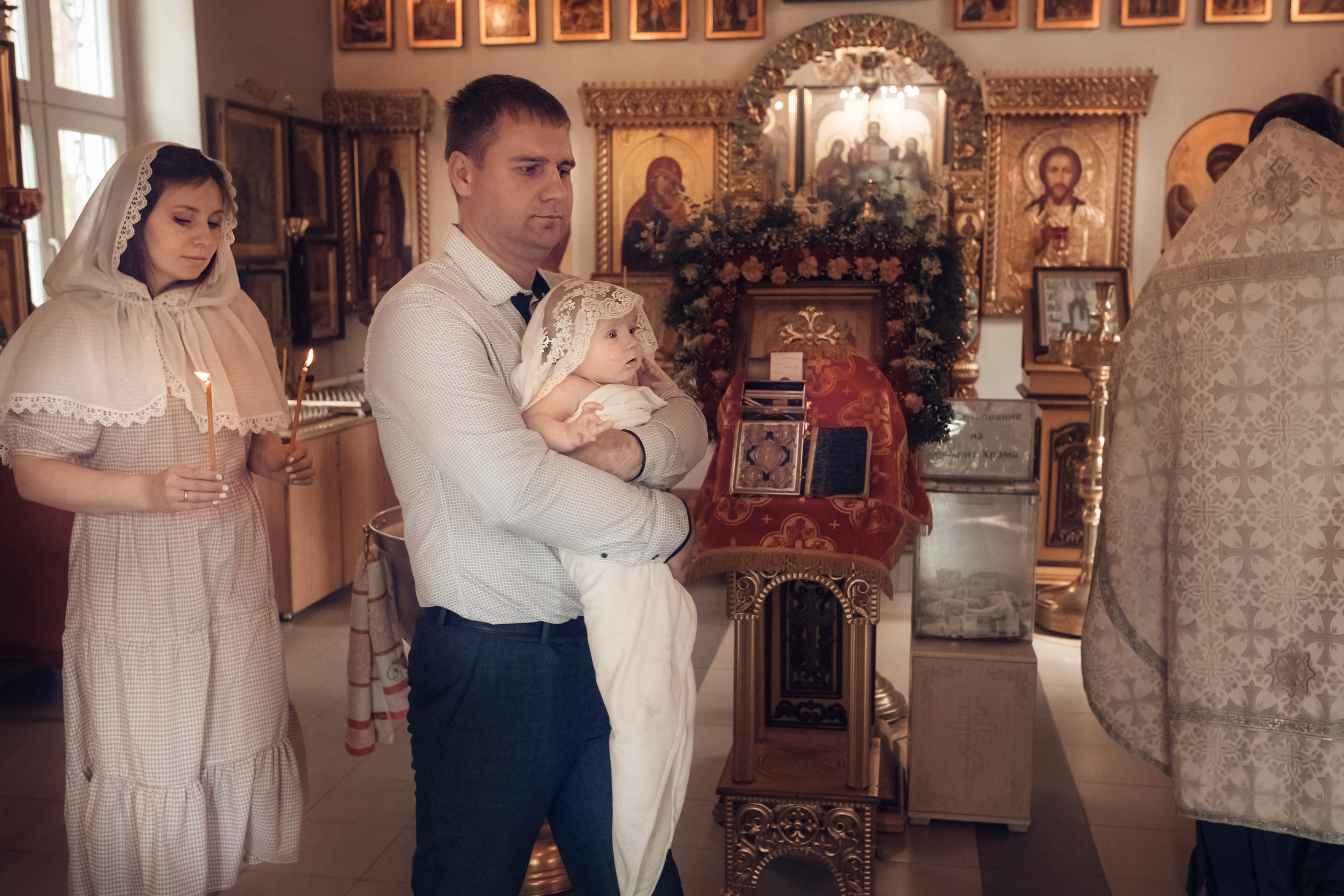 Таинство Крещения Василисы. Съемка Таинств Крещения Венчания, детские и семейные съемки в Пензе