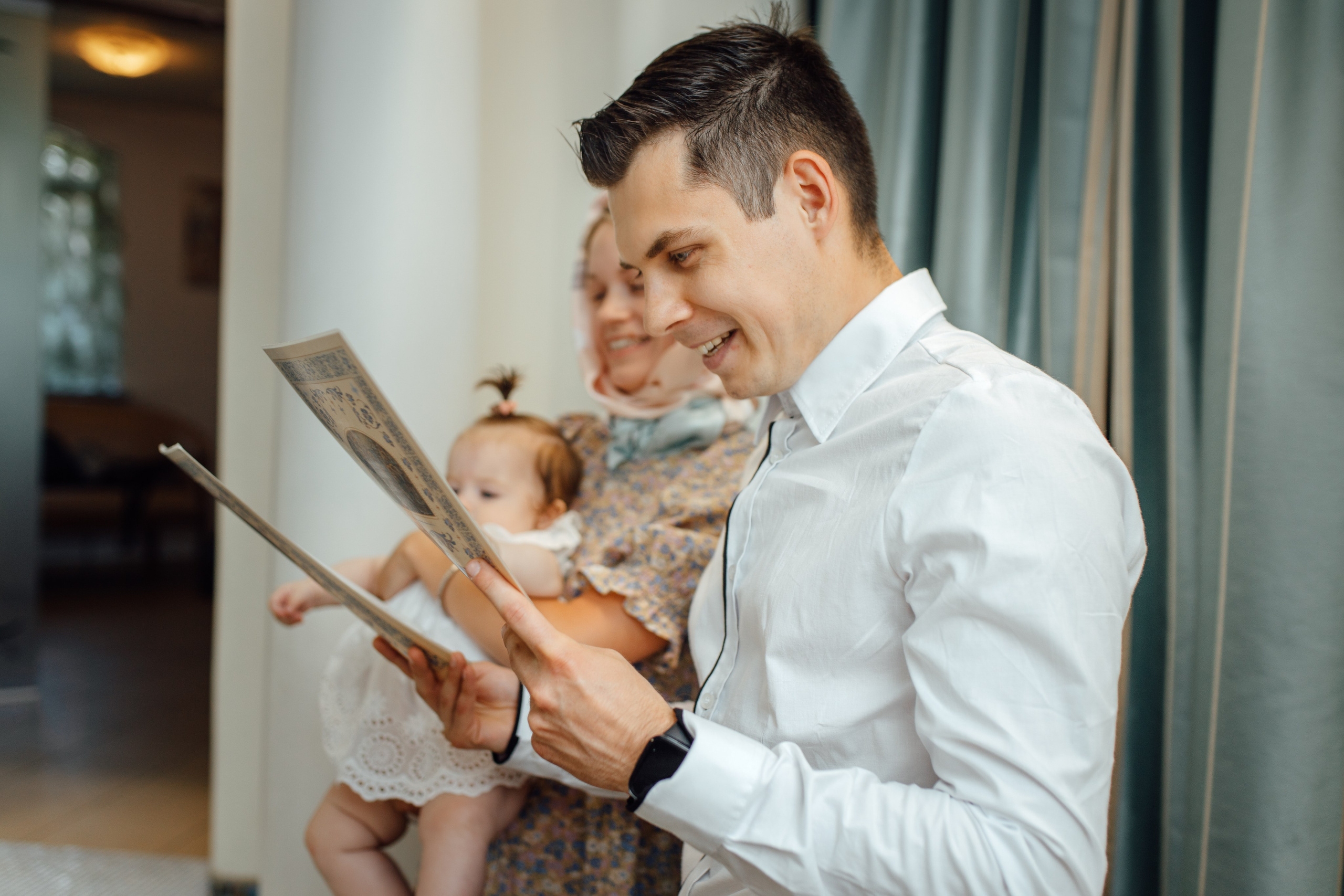 Крещение Аделины, храм Святой Троицы, июль 2024