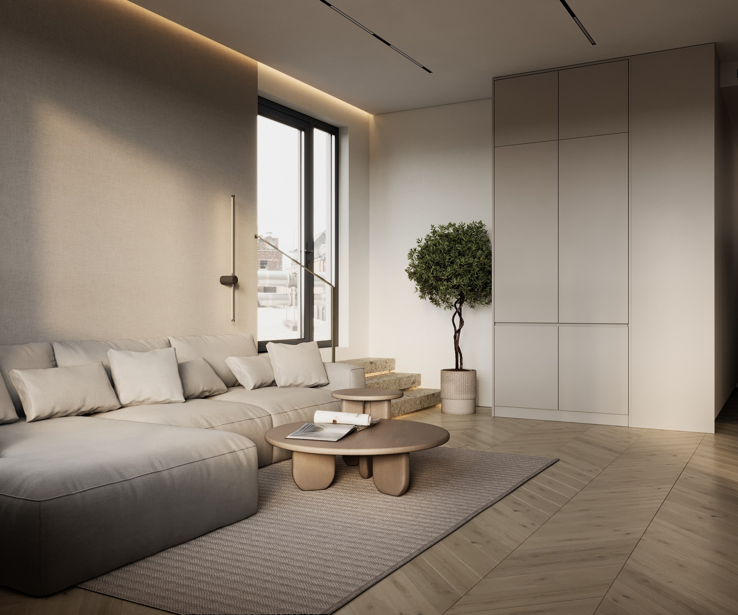 ЖК «Сити парк». Визуализация дизайна интерьера