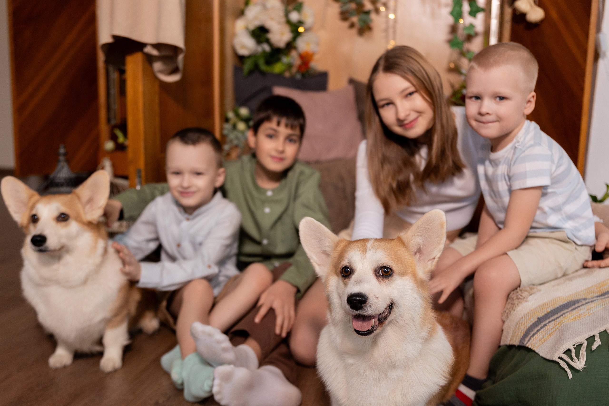 Фотосессия с корги. Семейный и свадебный фотограф в Санкт-Петербурге Татьяна Швыкова