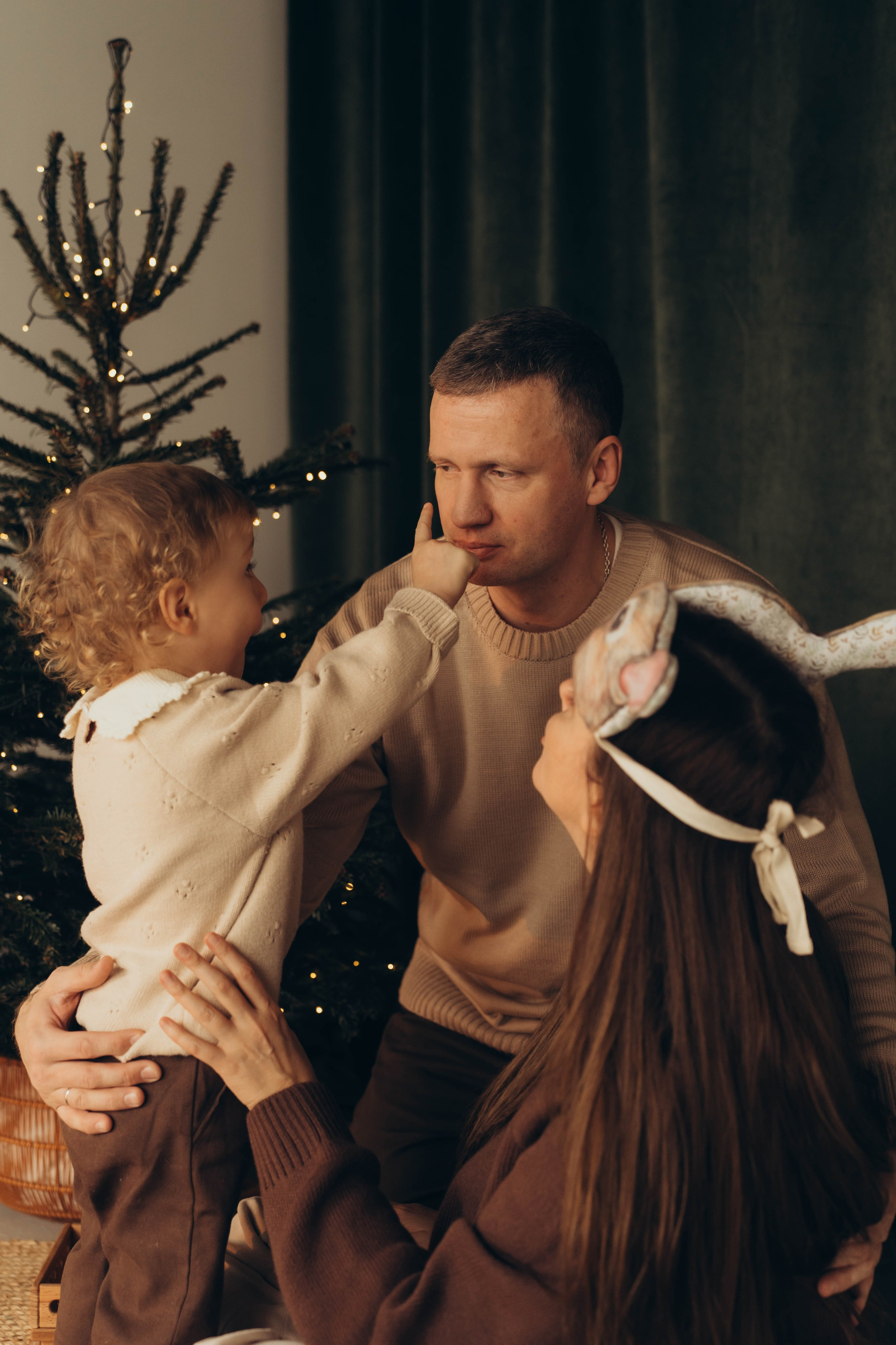 Екатерина, Николай и малышка Аня