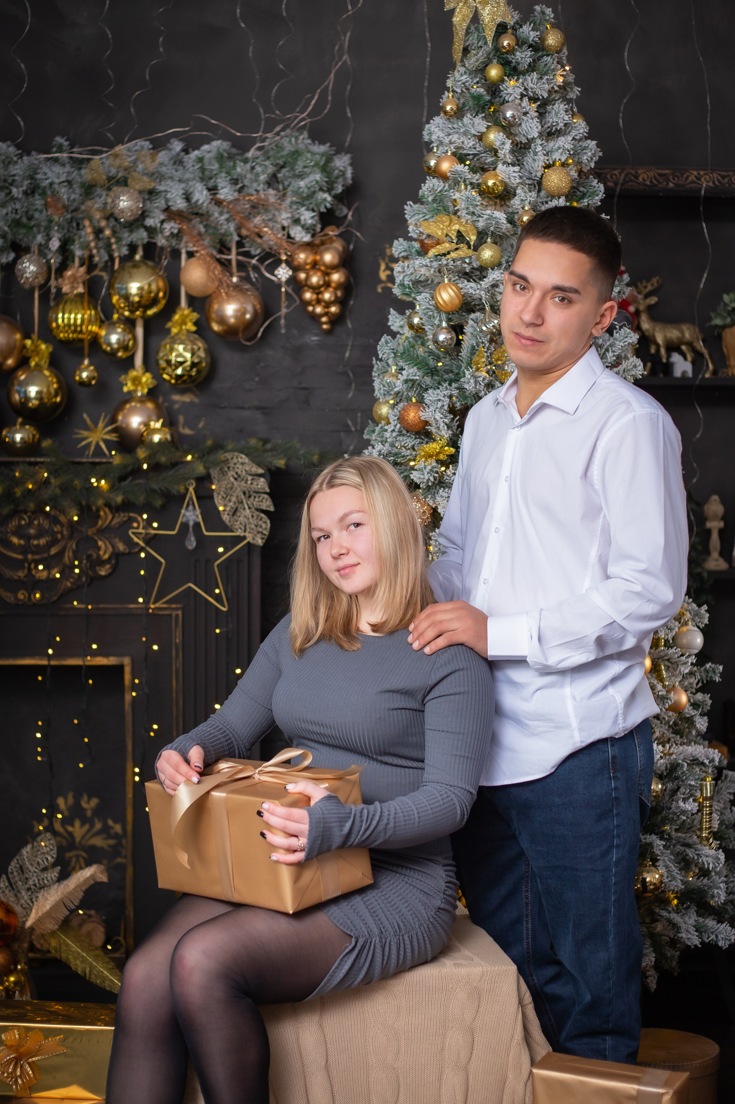 Новогодняя фотосессия в студии. Фотограф Татьяна Орлова