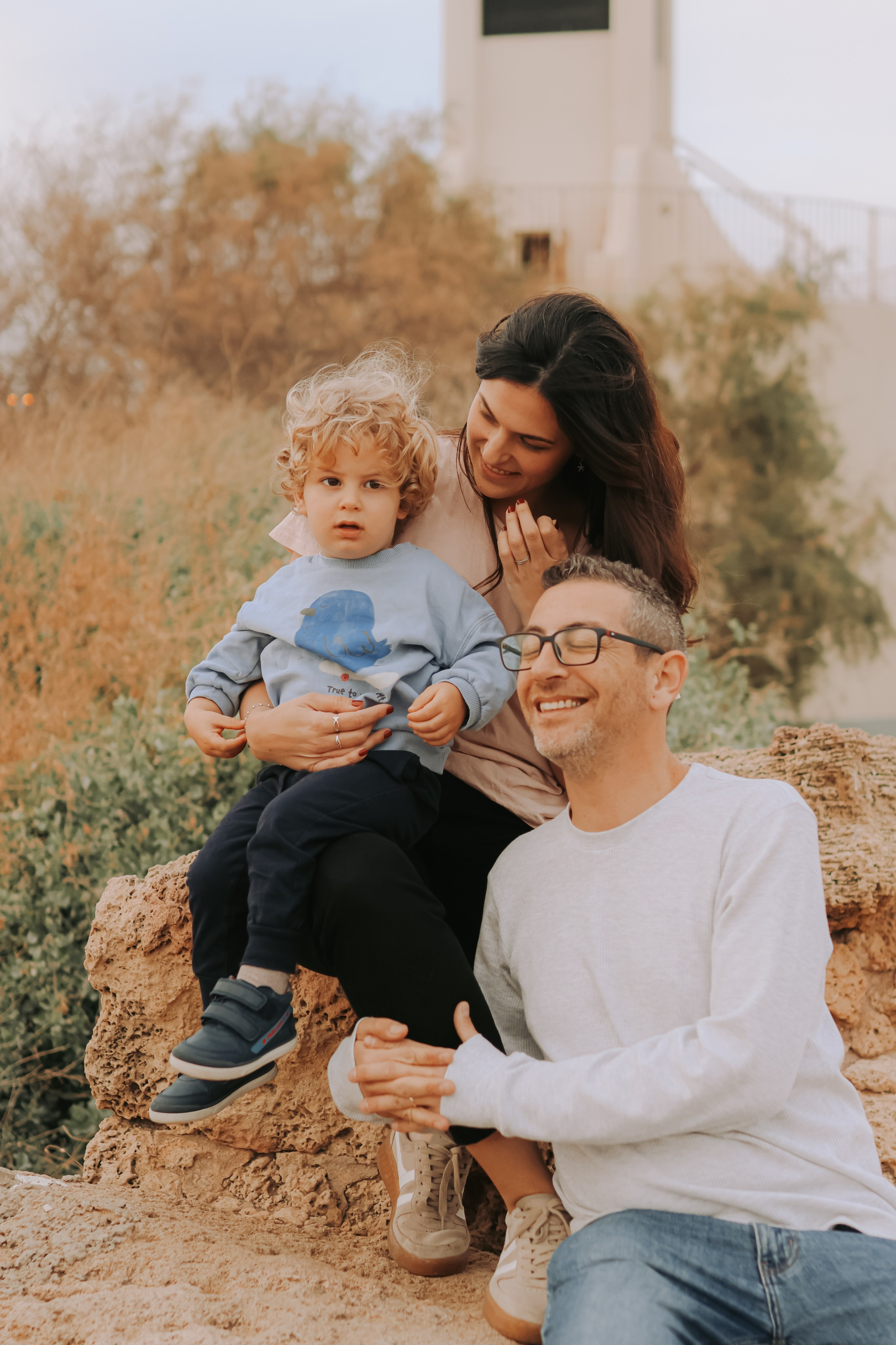 Eithan's family, Tel Aviv | February 2026. Photographer in Israel Alice Milchin