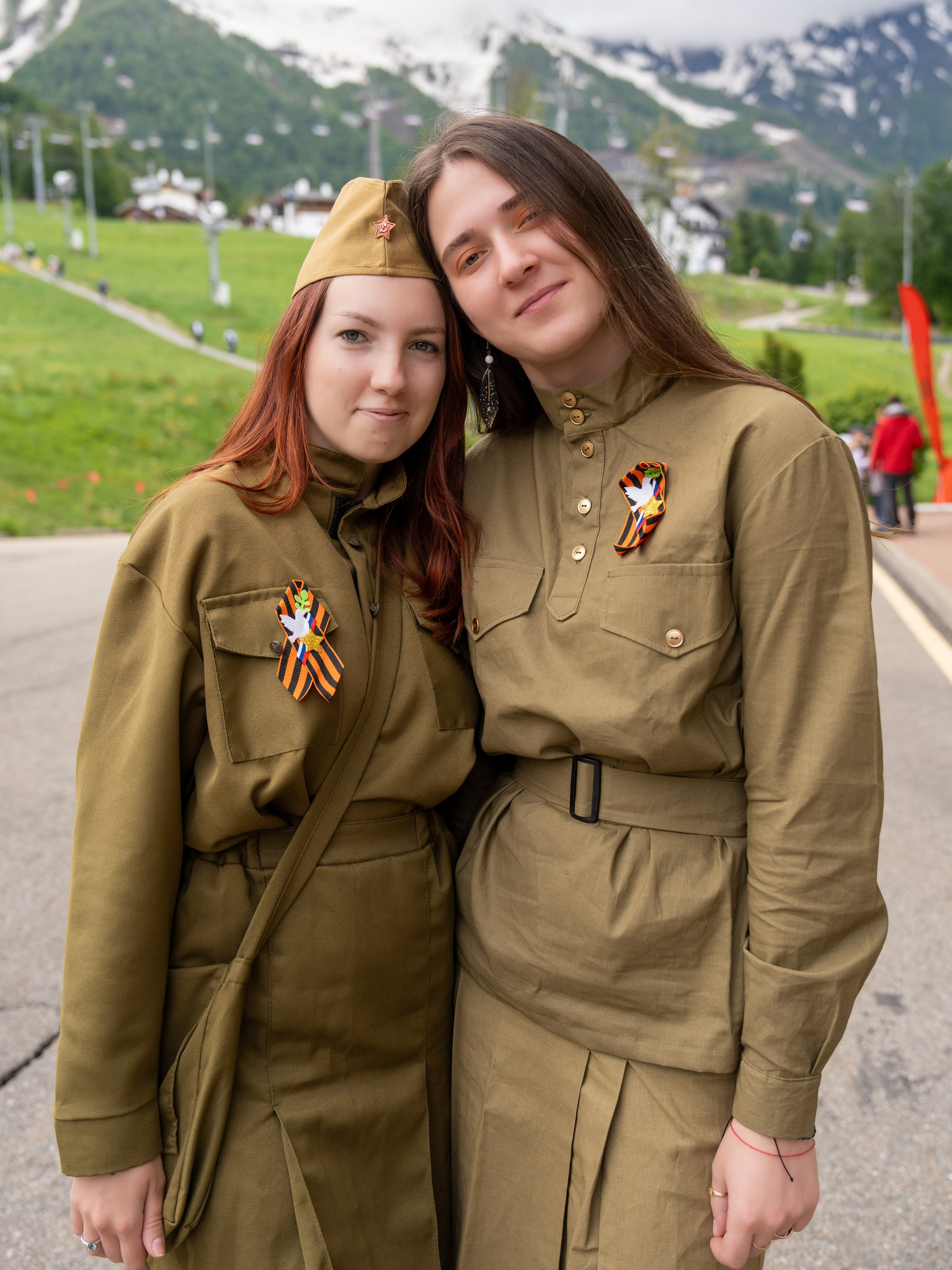 Шествие бессмертного полка 9 мая 2024 Rosa Springs. Репортажный фотограф в Красной Поляне и Сочи Павлюченко Екатерина