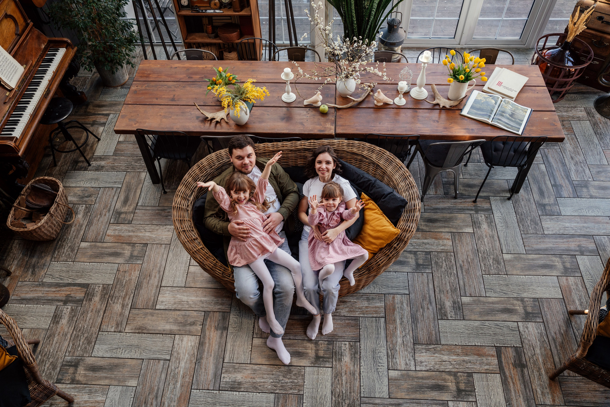 Семейная фотосессия в Green House. Свадебный и семейный фотограф Надежда Соловьева