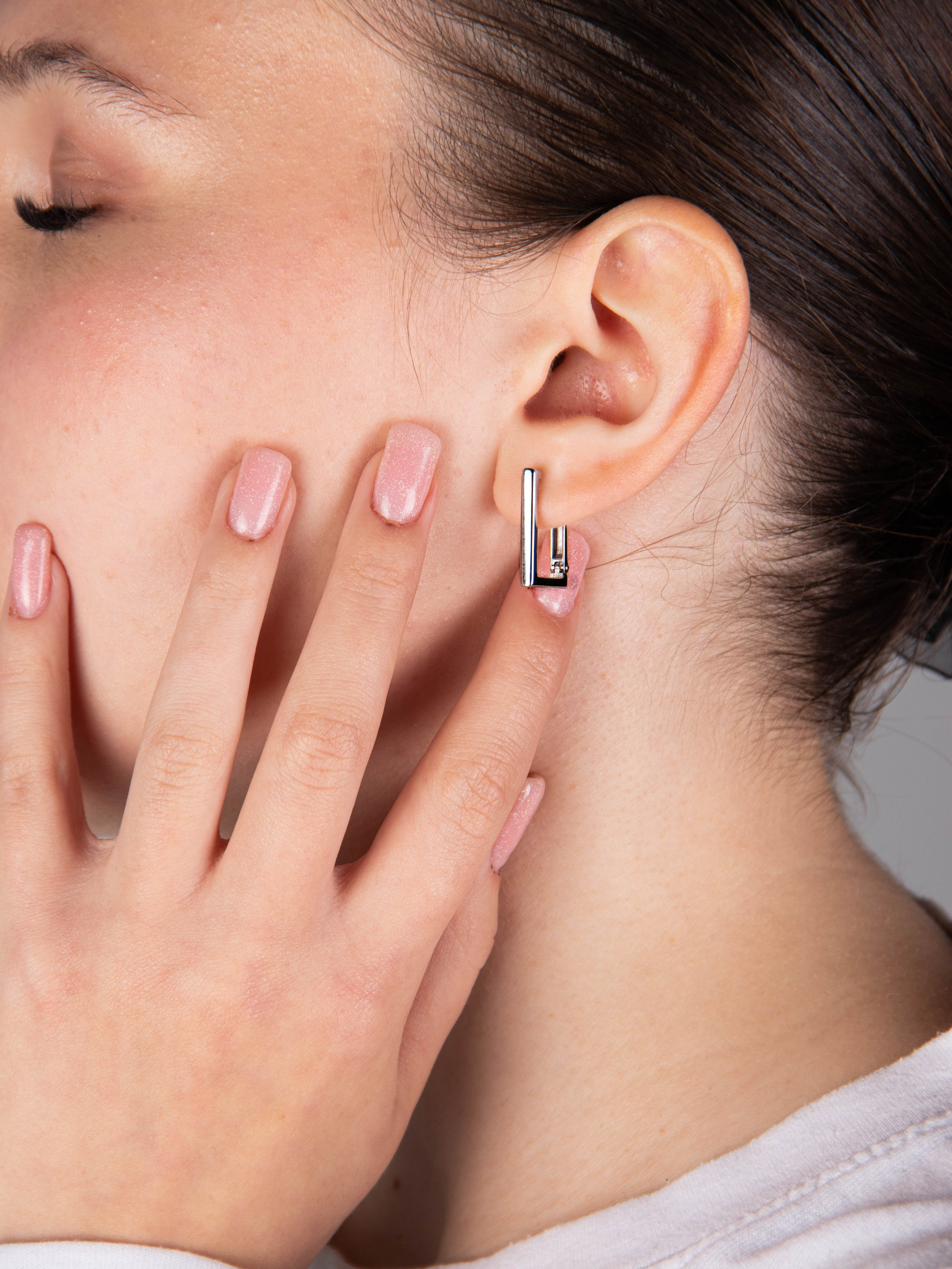 Серьги серебро. «Матрица»