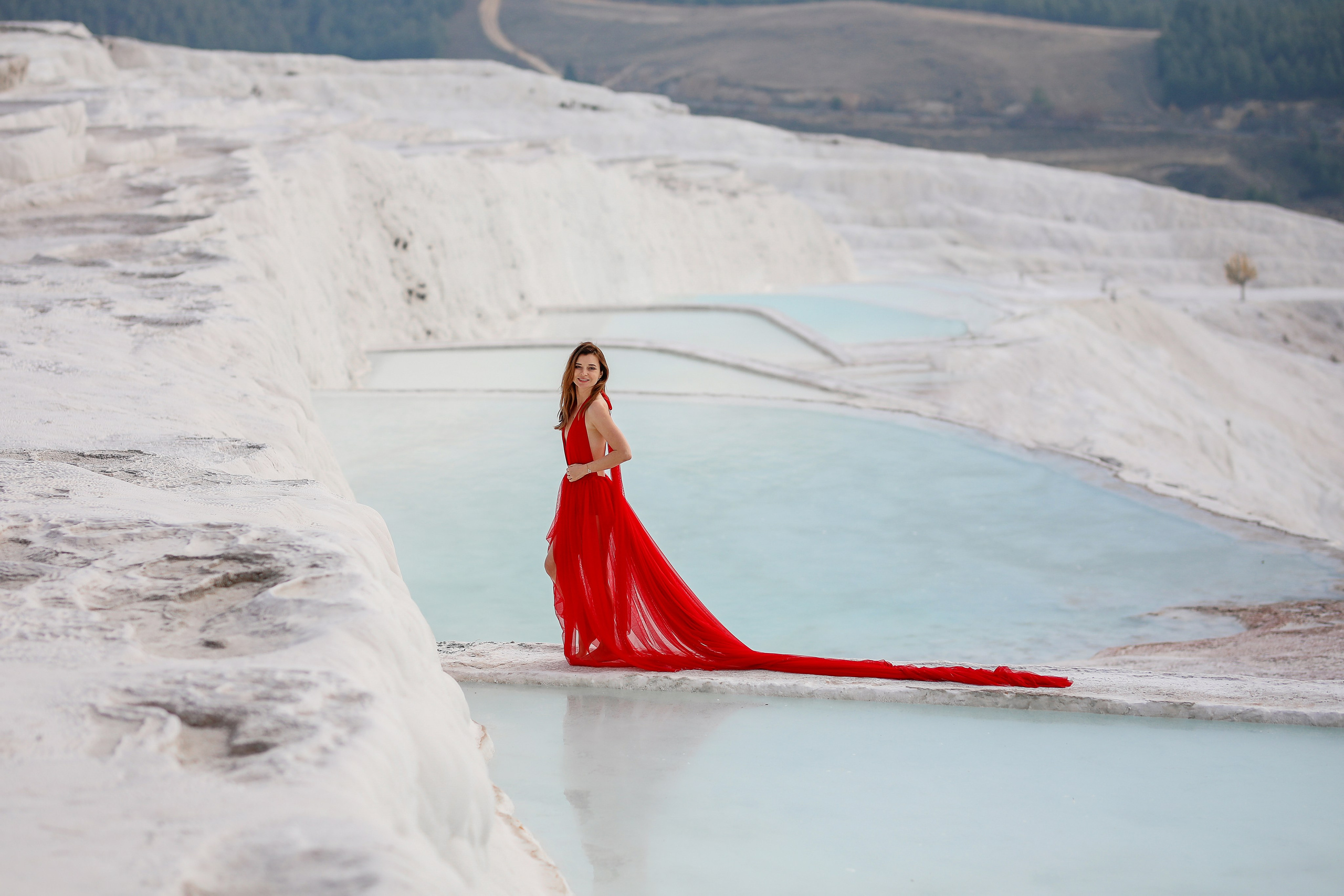 Photoshooting in Pamukkale