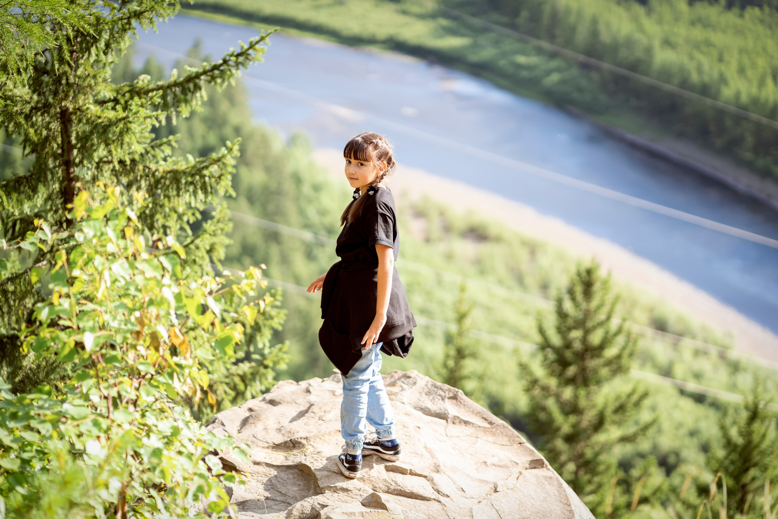 Летняя прогулка на АЯМовской скале. Семейный и детский фотограф в Хабаровске Анна Гриневич