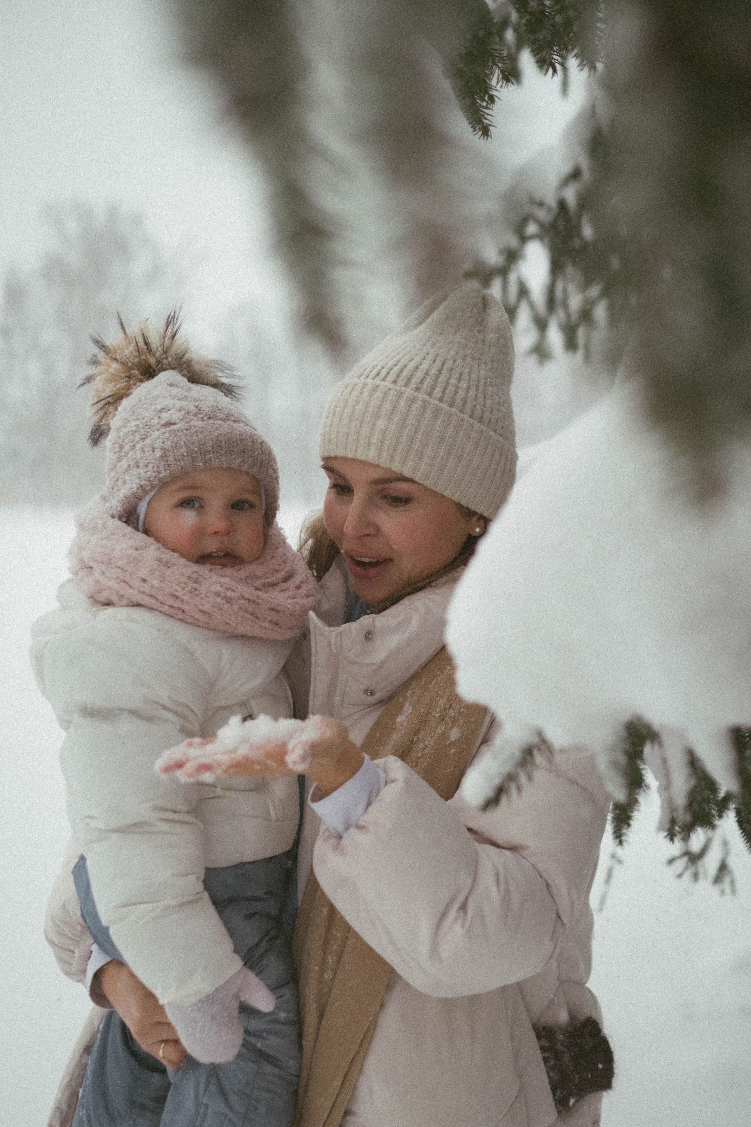 Зимняя прогулка Маргариты и Мариночки. Семейный фотограф в Санкт-Петербурге Дарья Косянчук