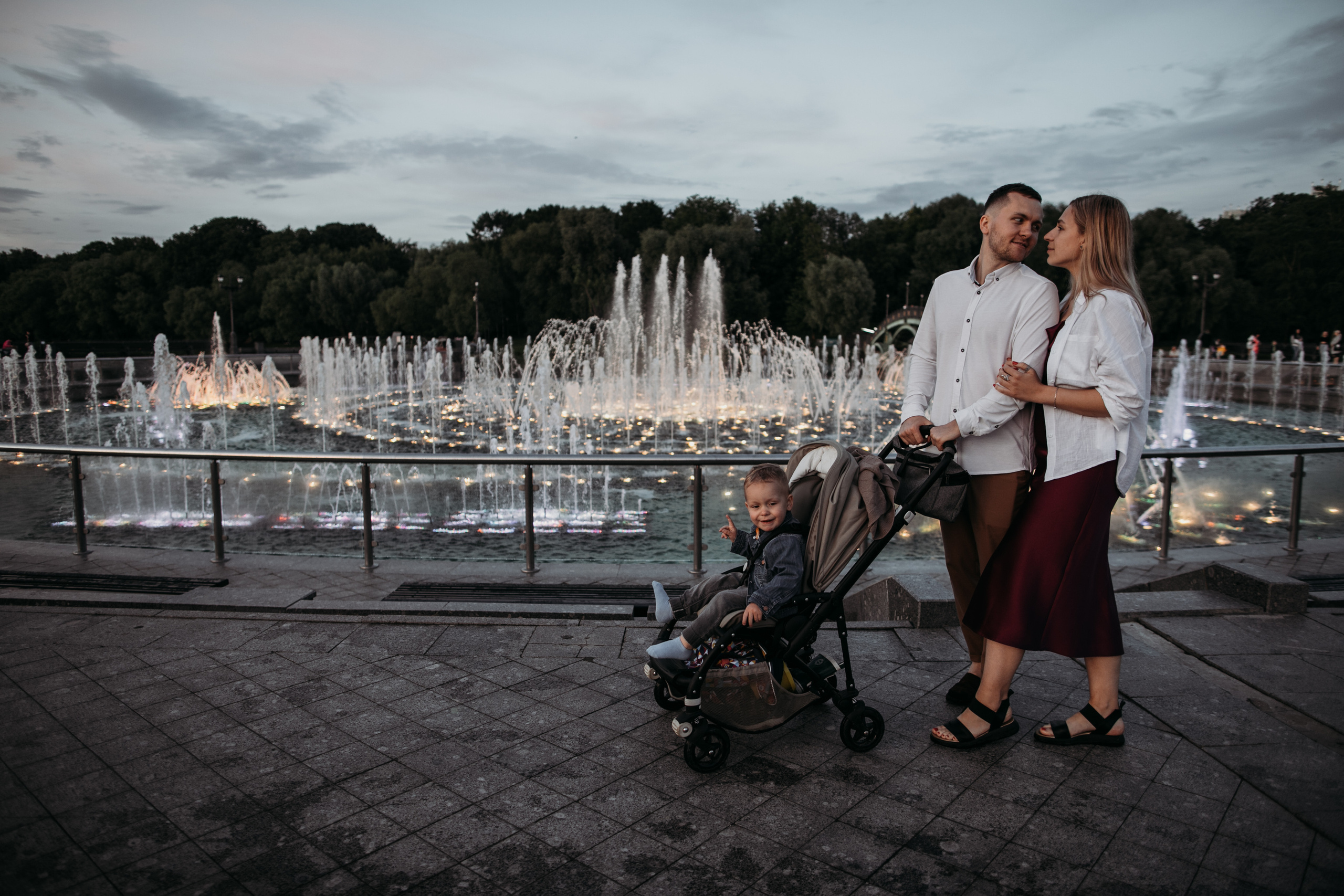 Вечернее Царицыно. Свадебный фотограф в Москве Аля Загирова